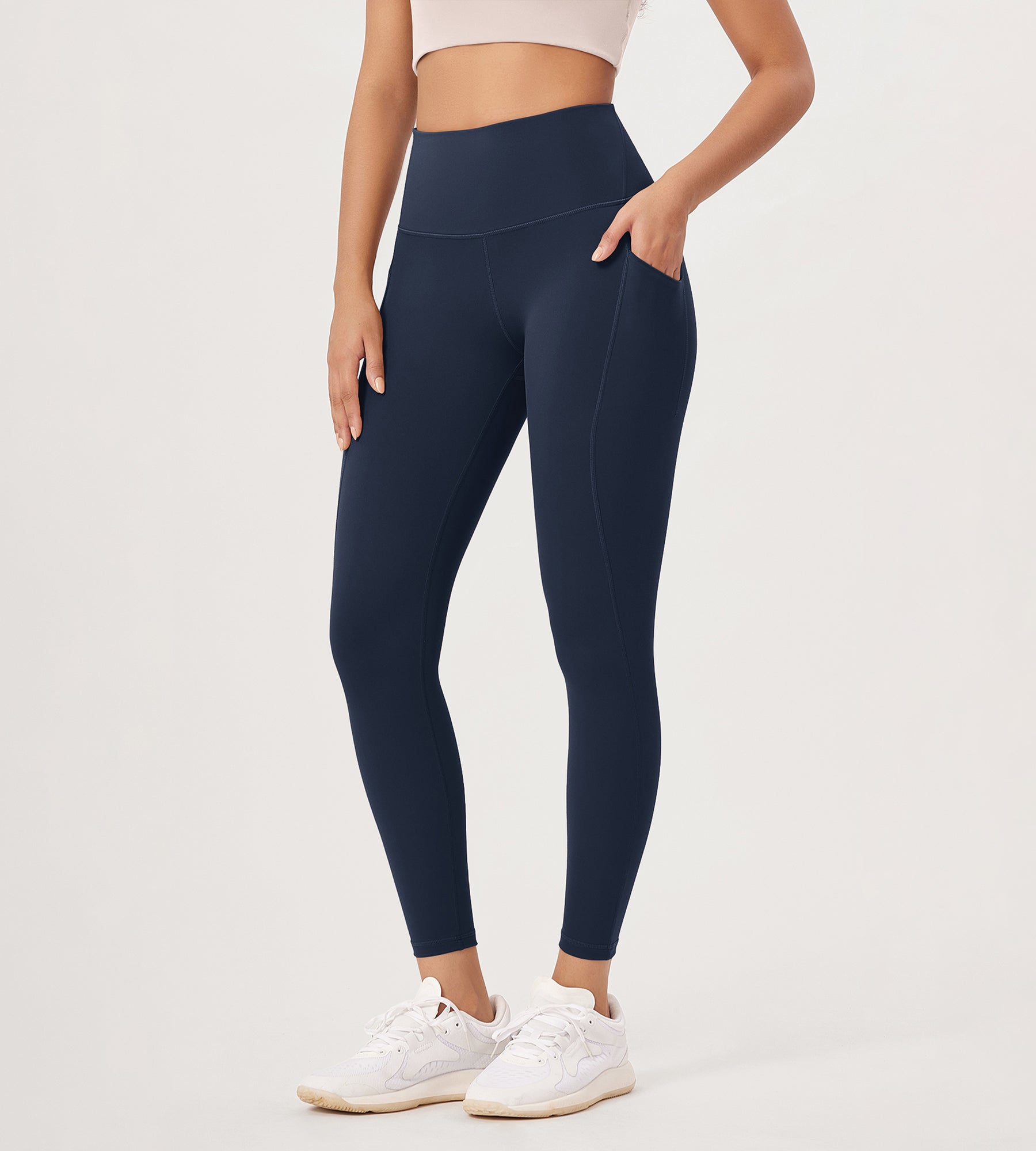 2-Pack 25�High Waist Workout Leggings with Pockets - ododos