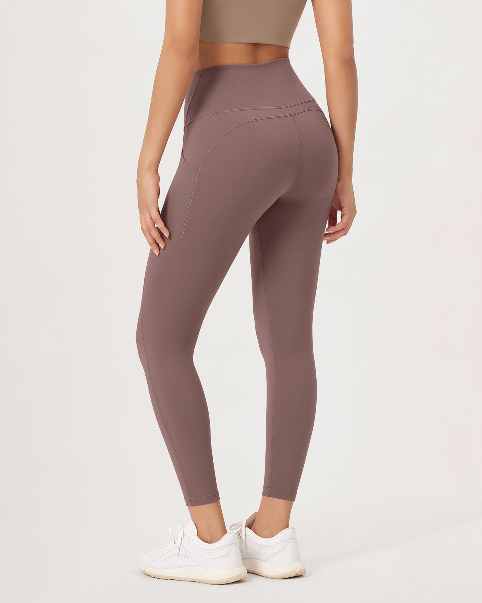 2-Pack 25�High Waist Workout Leggings with Pockets - ododos