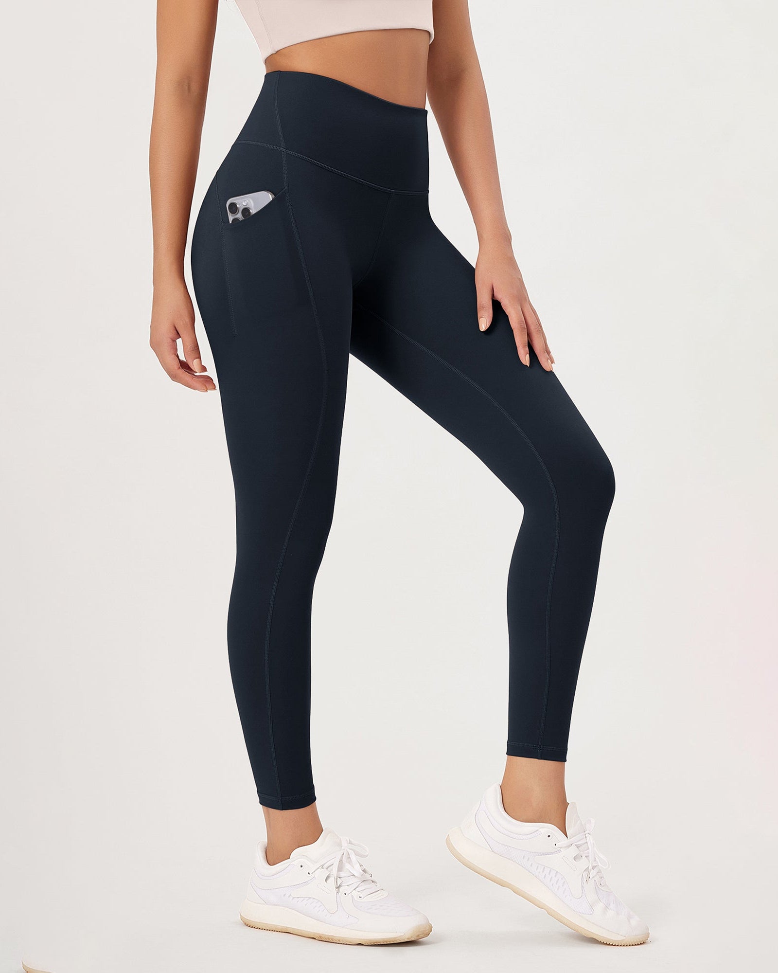 25�High Waist Workout Leggings with Pockets - ododos