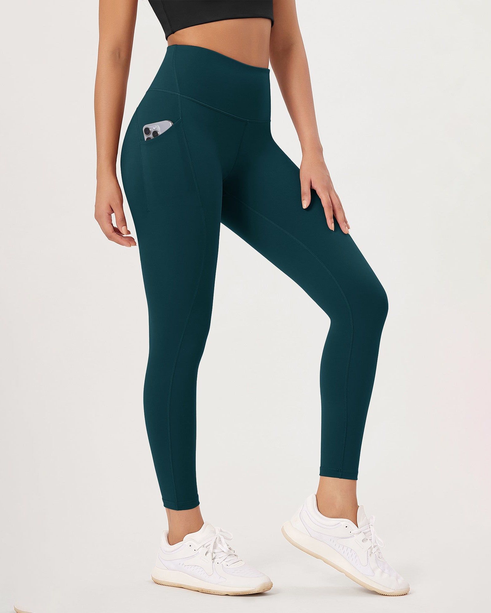 25�High Waist Workout Leggings with Pockets - ododos
