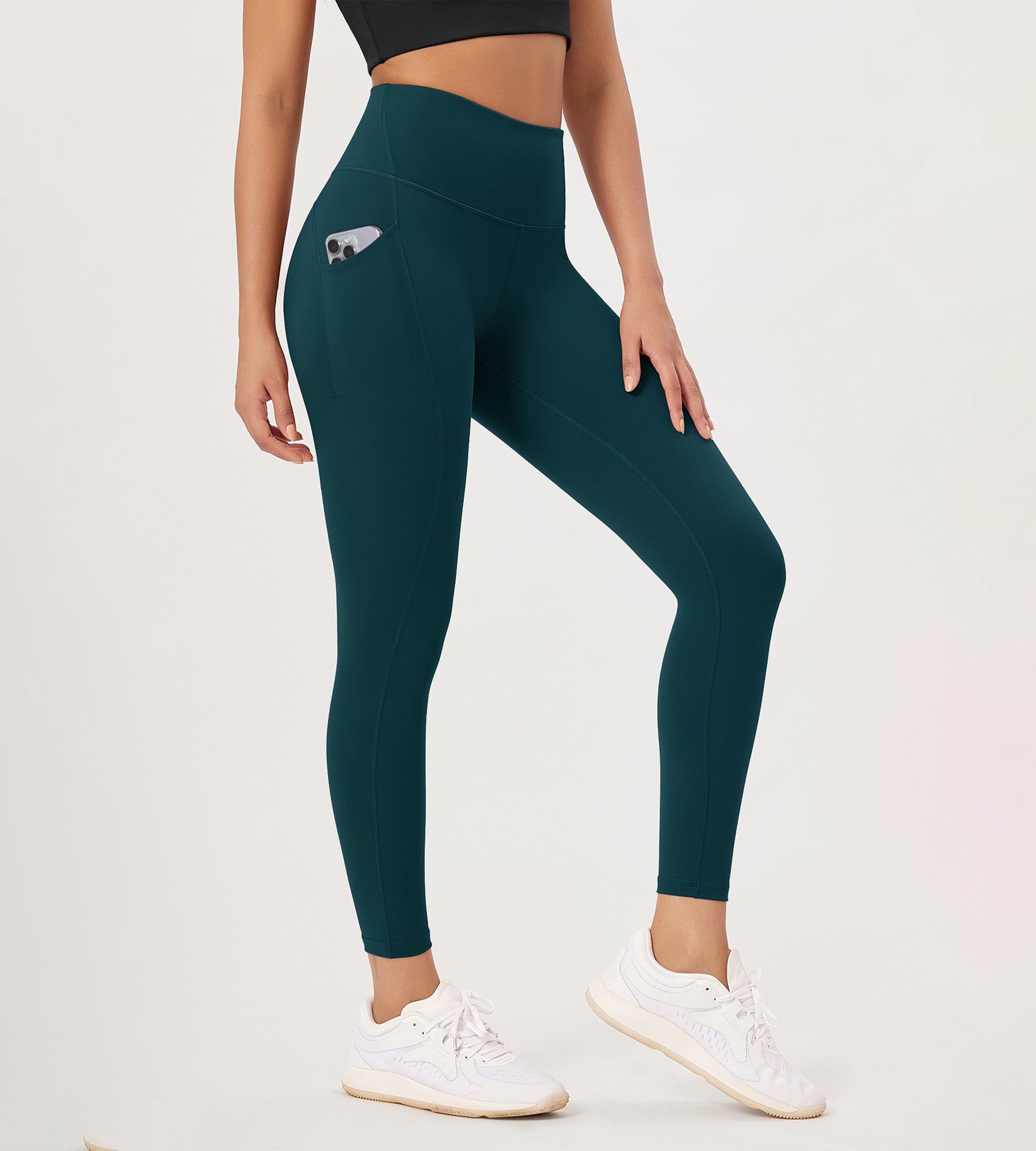 25�High Waist Workout Leggings with Pockets - ododos