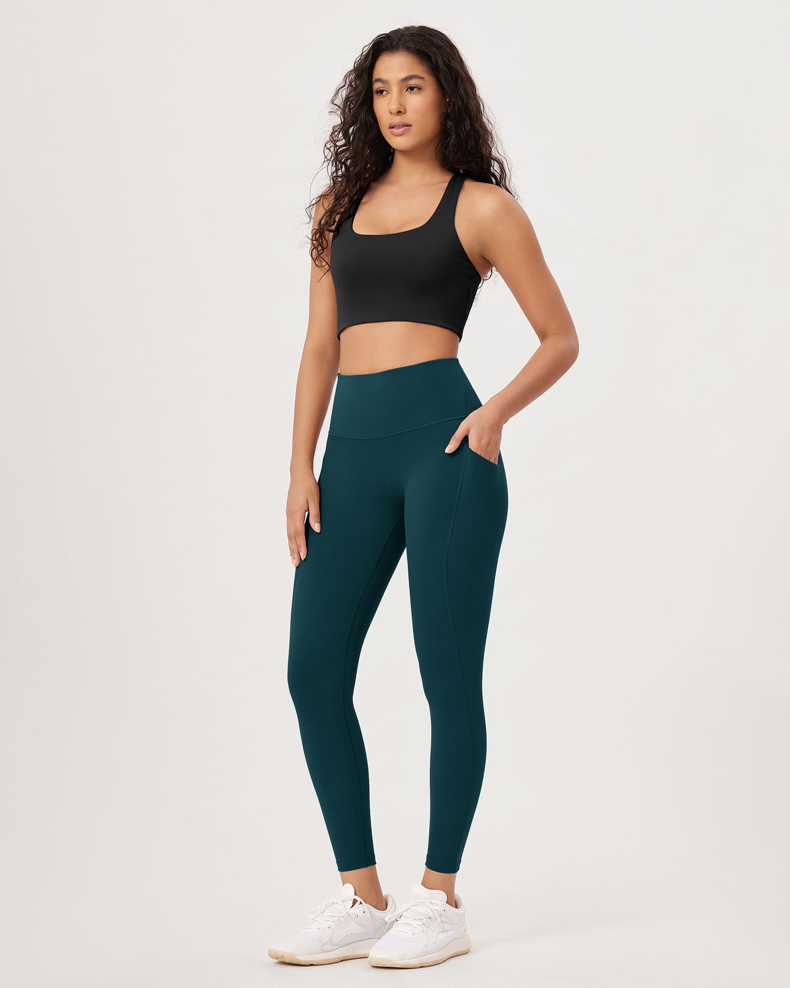 25�High Waist Workout Leggings with Pockets - ododos