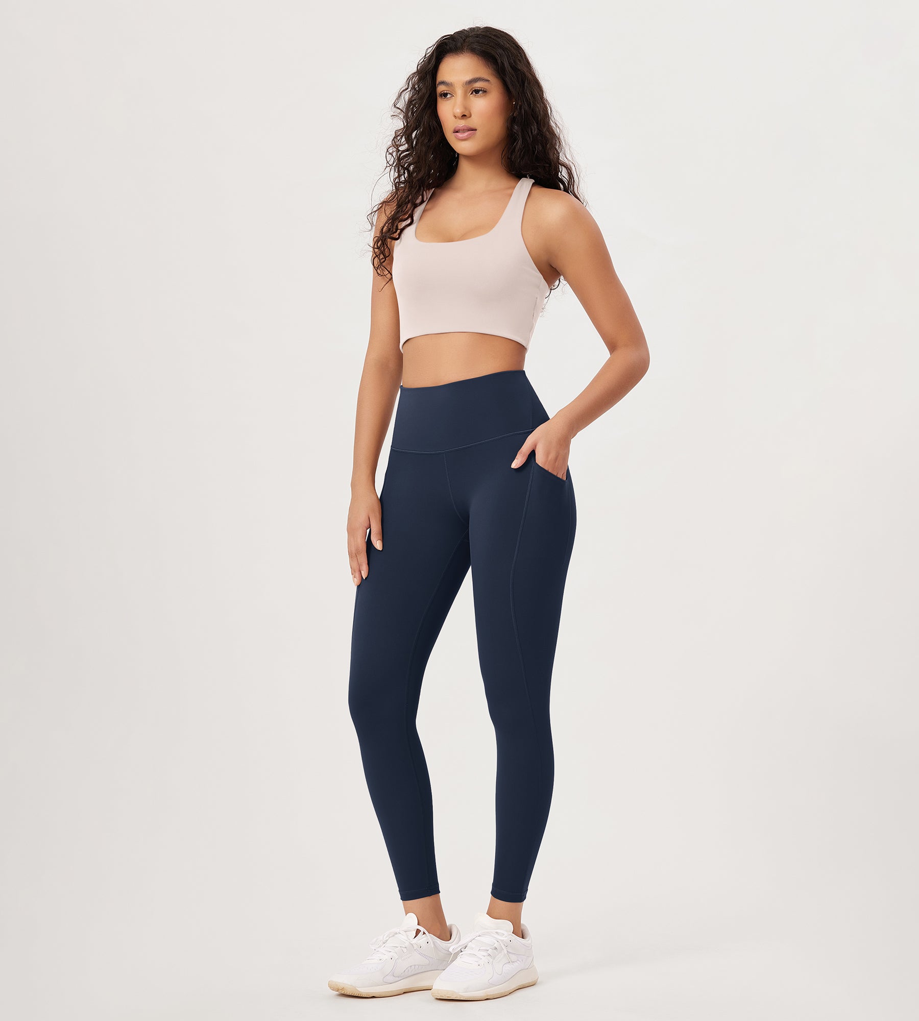 25�High Waist Workout Leggings with Pockets - ododos