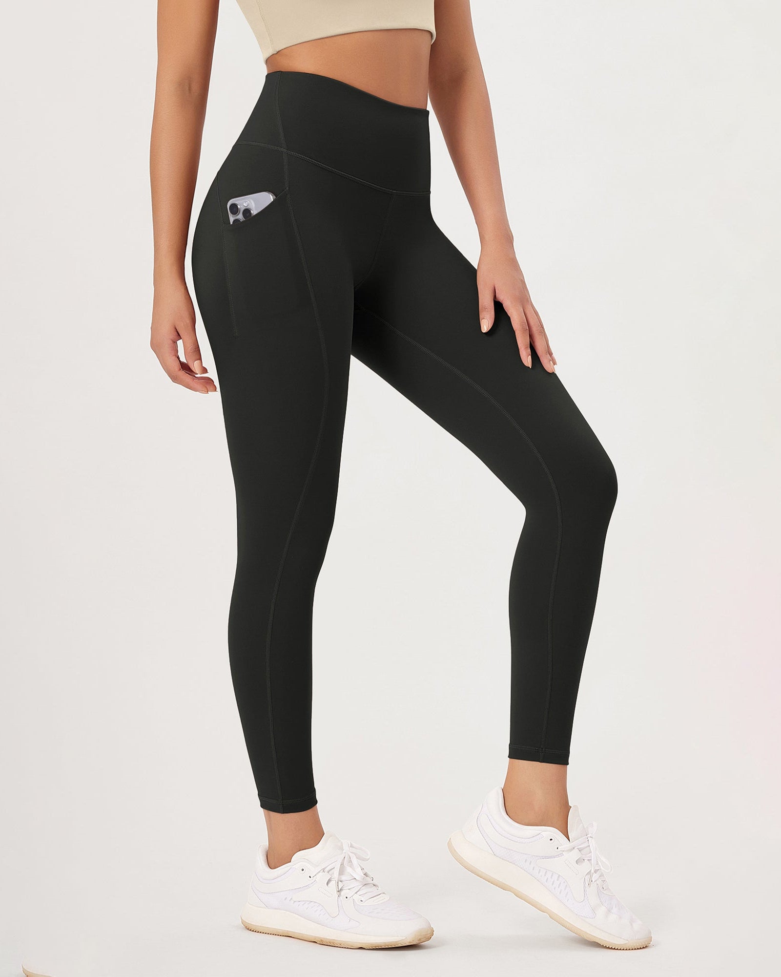 25�High Waist Workout Leggings with Pockets - ododos