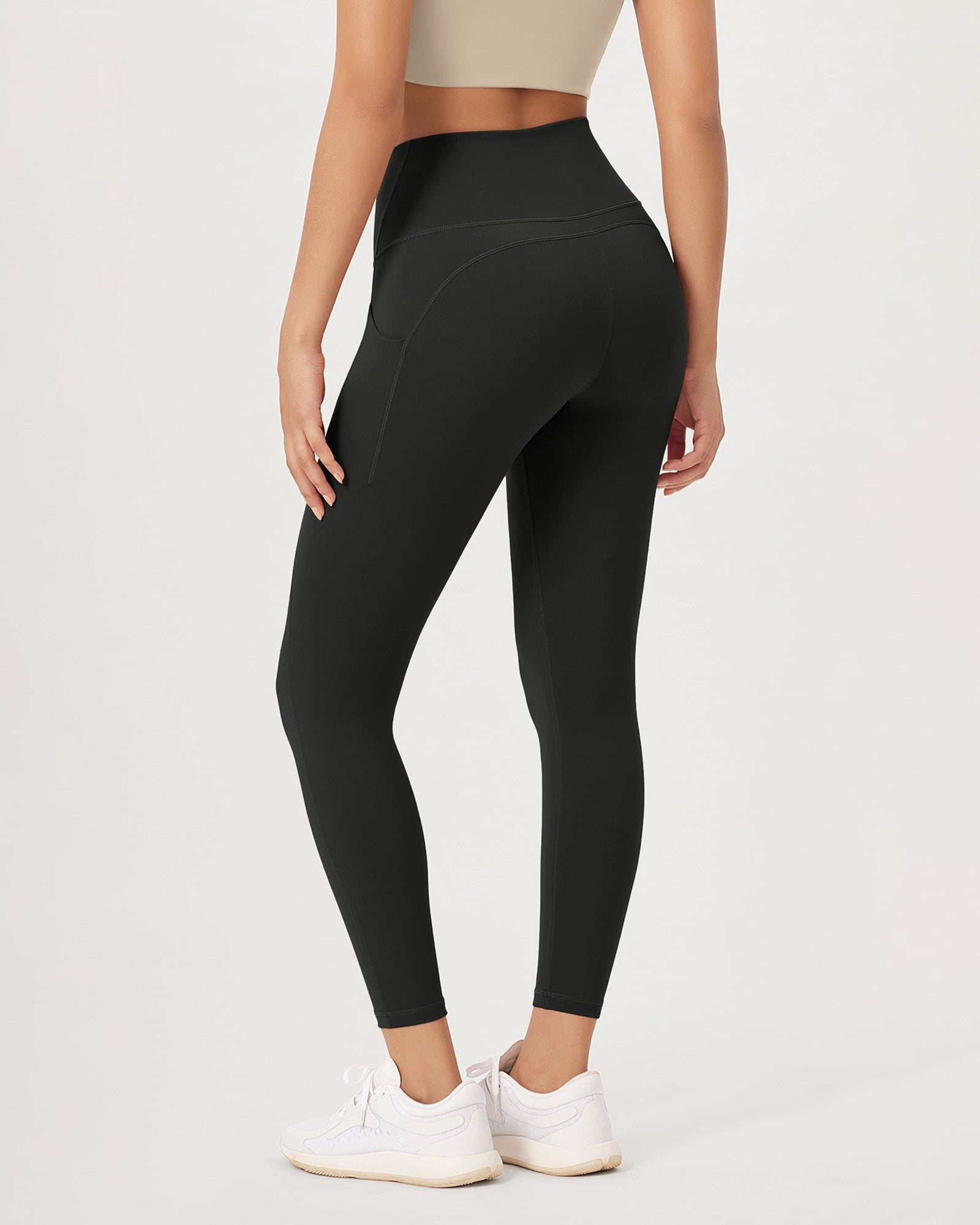 25�High Waist Workout Leggings with Pockets - ododos