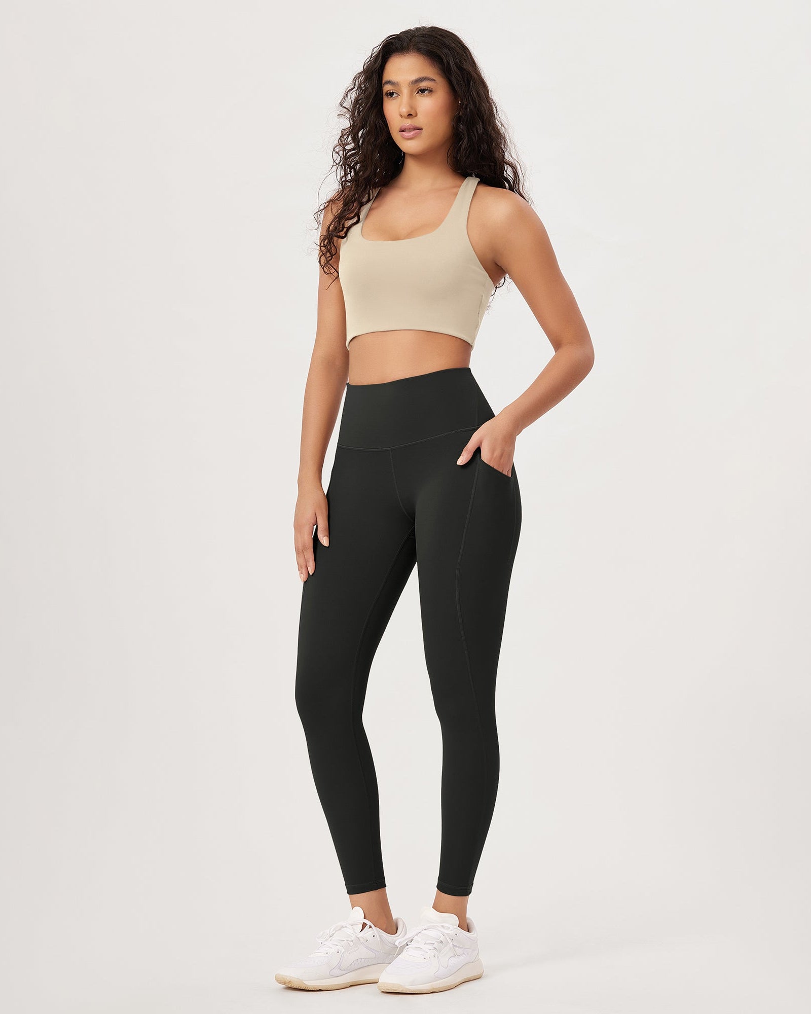 25�High Waist Workout Leggings with Pockets - ododos