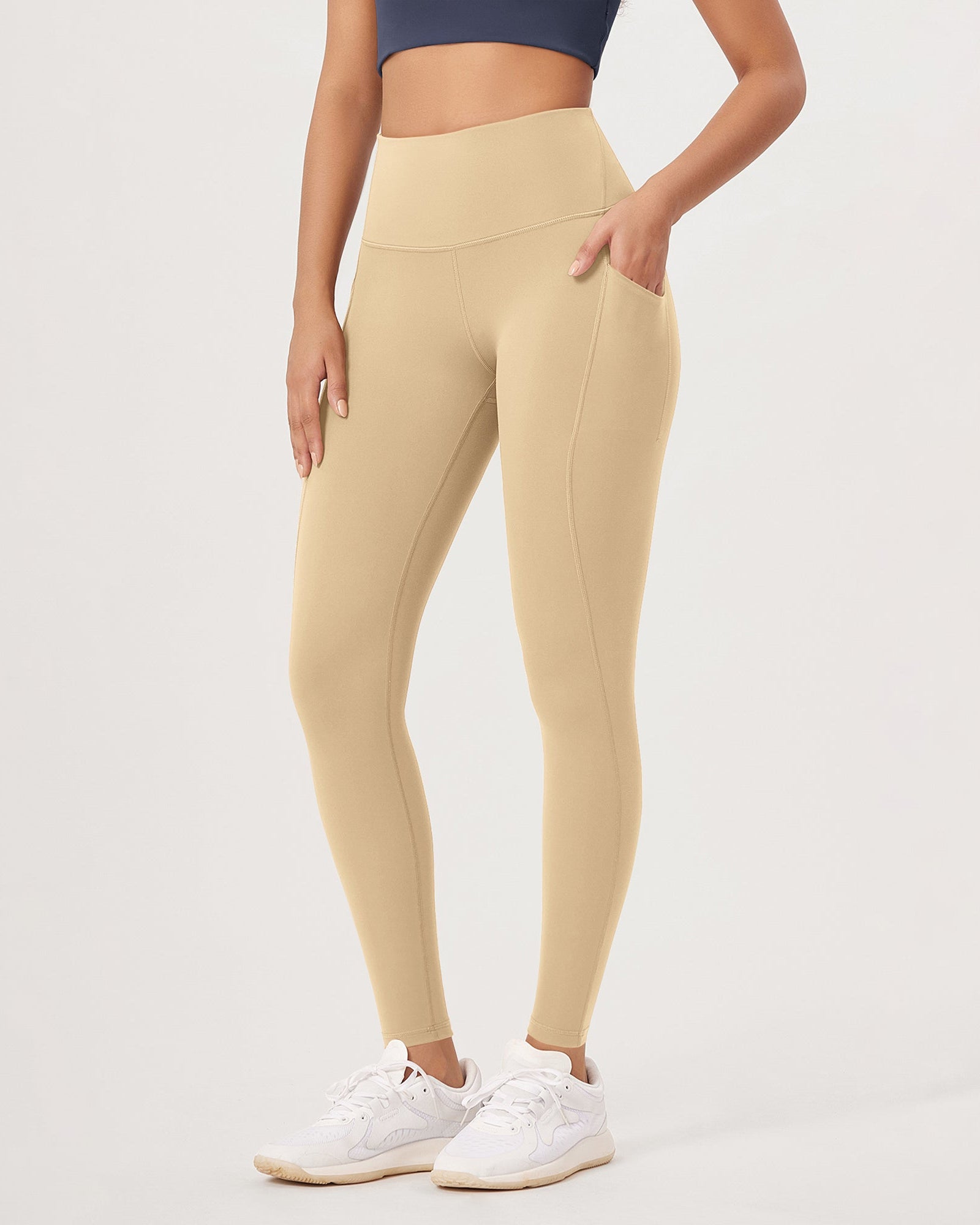 2-Pack 28 High Waist Workout Leggings with Pockets - ododos