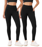 2-Pack 28 High Waist Workout Leggings with Pockets - ododos