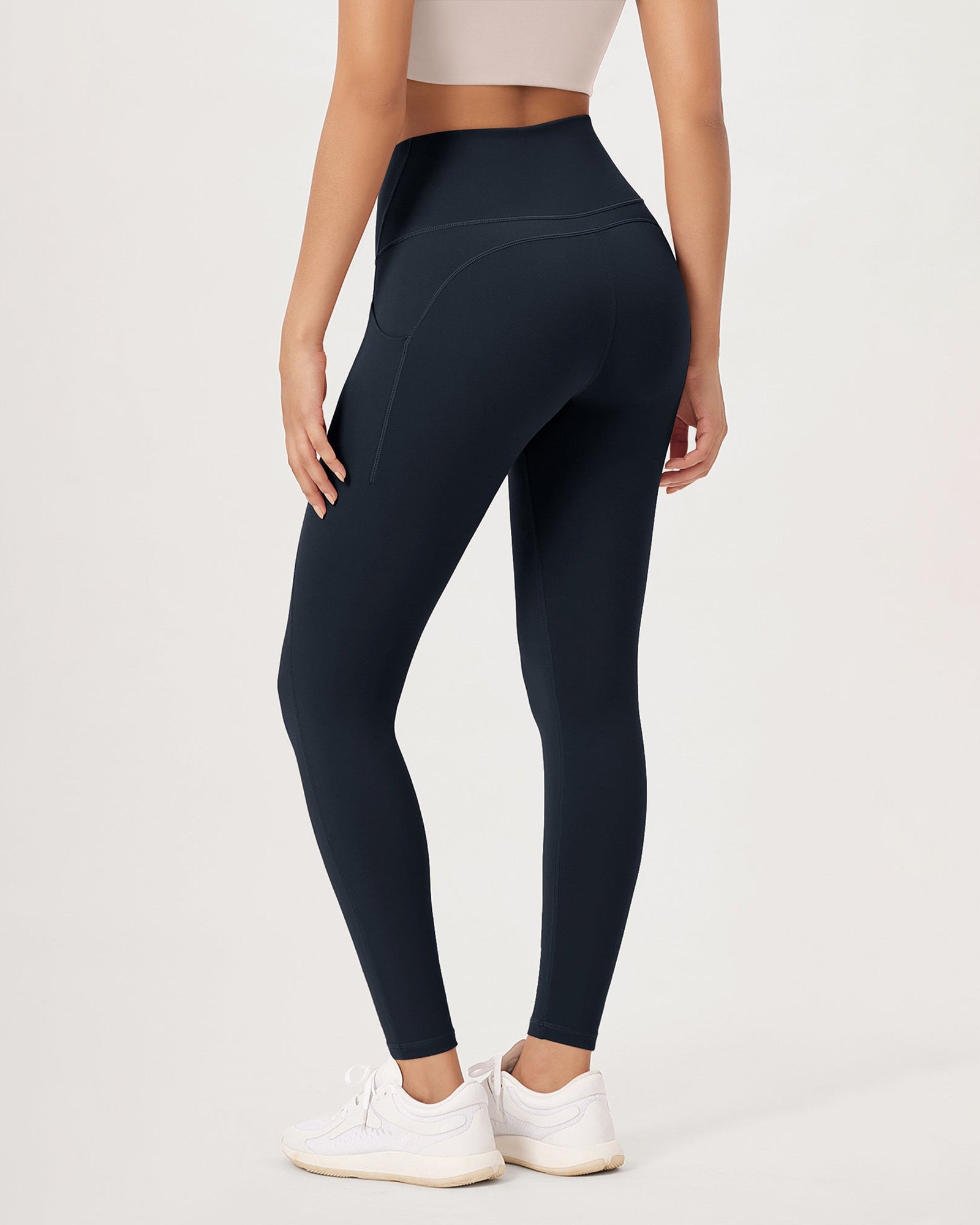 2-Pack 28 High Waist Workout Leggings with Pockets - ododos