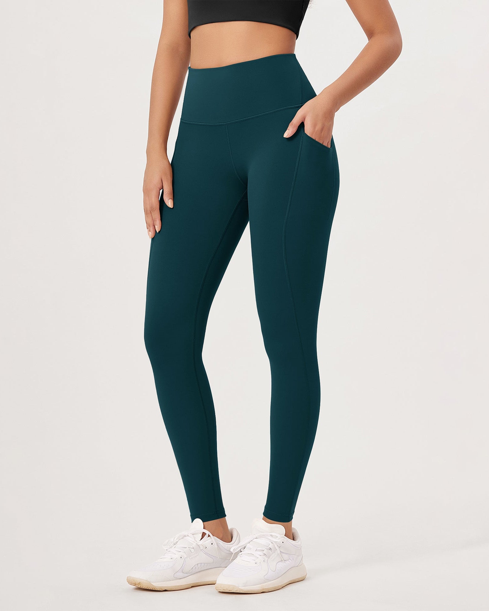 2-Pack 28 High Waist Workout Leggings with Pockets - ododos