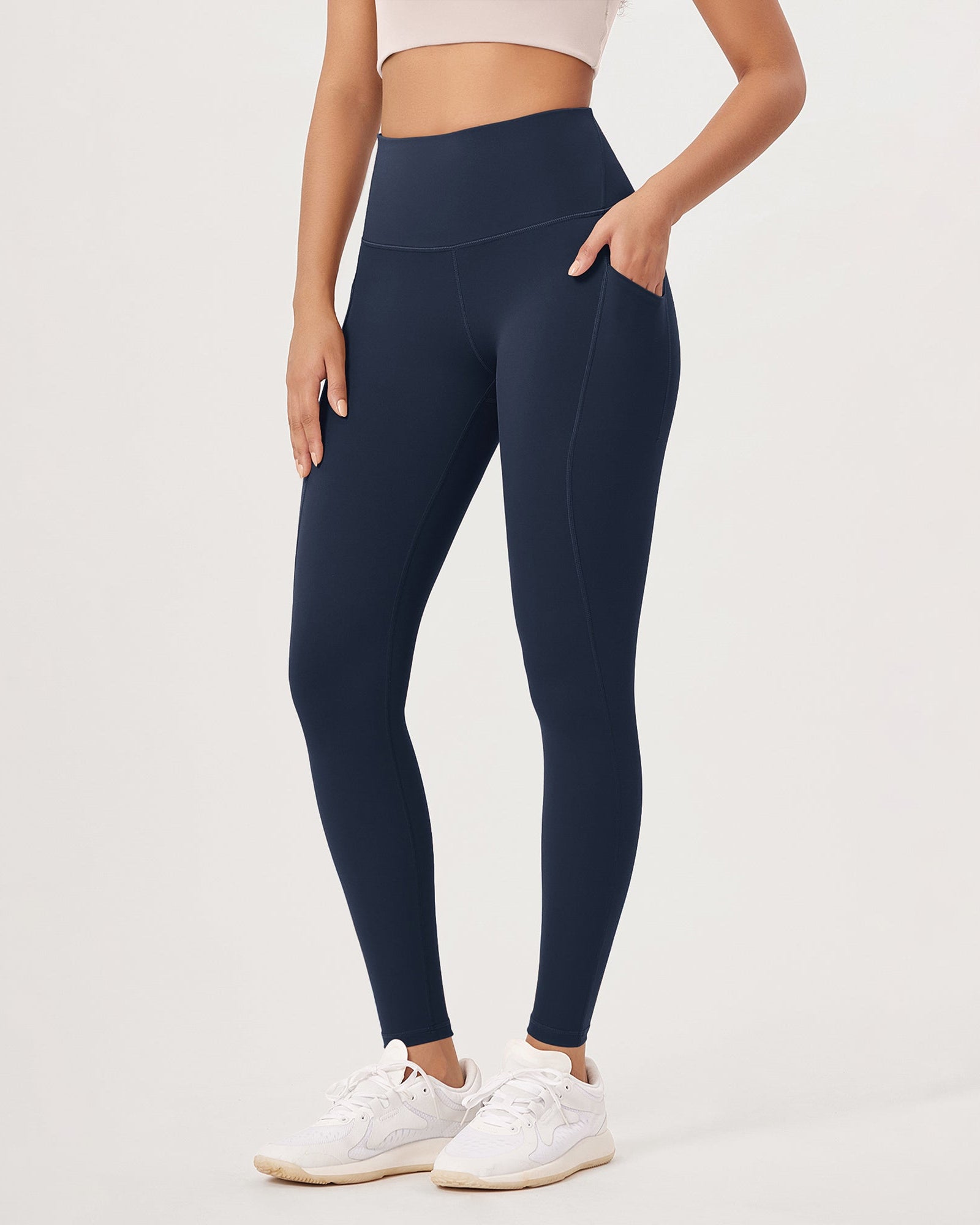 2-Pack 28 High Waist Workout Leggings with Pockets - ododos