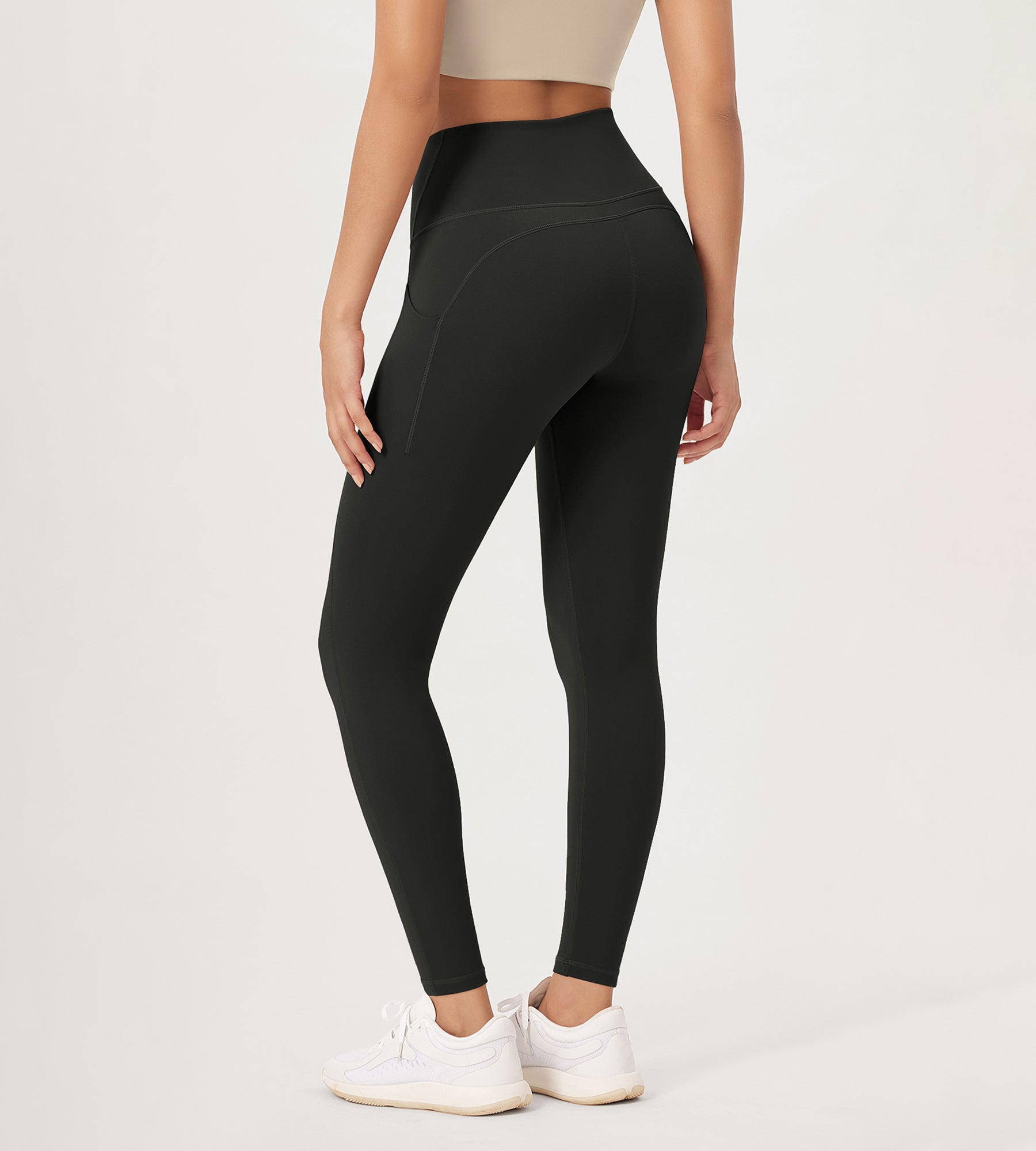 2-Pack 28 High Waist Workout Leggings with Pockets - ododos