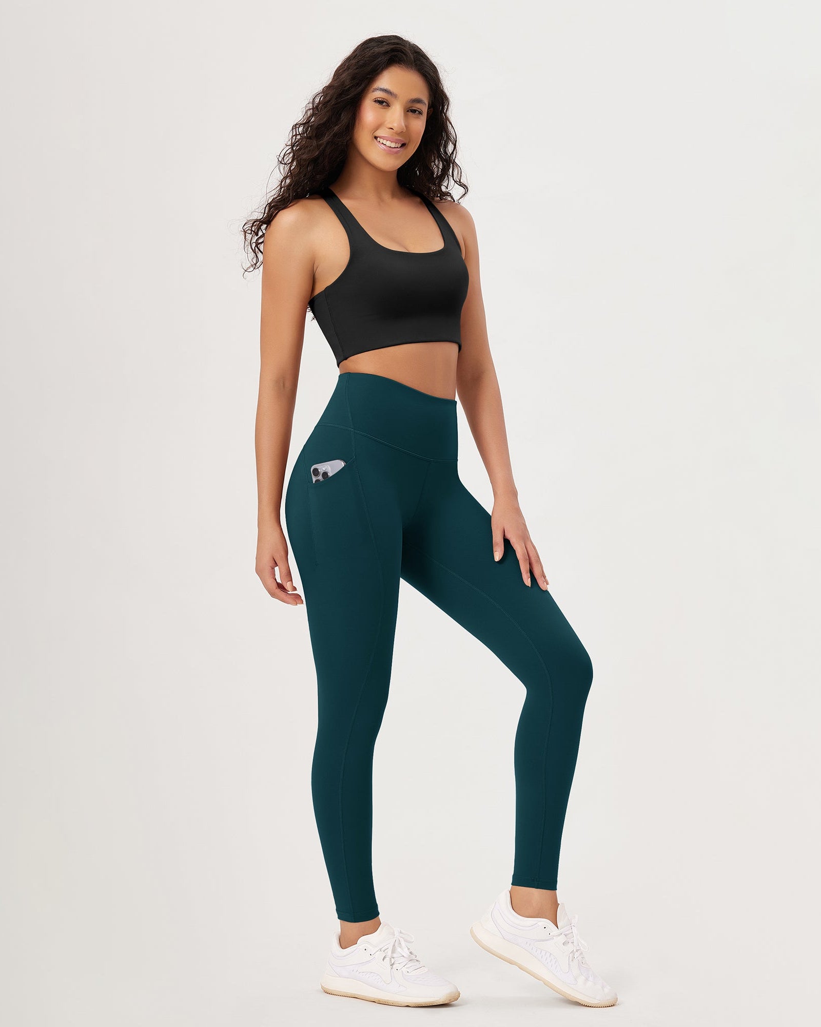 28�High Waist Workout Leggings with Pockets - ododos