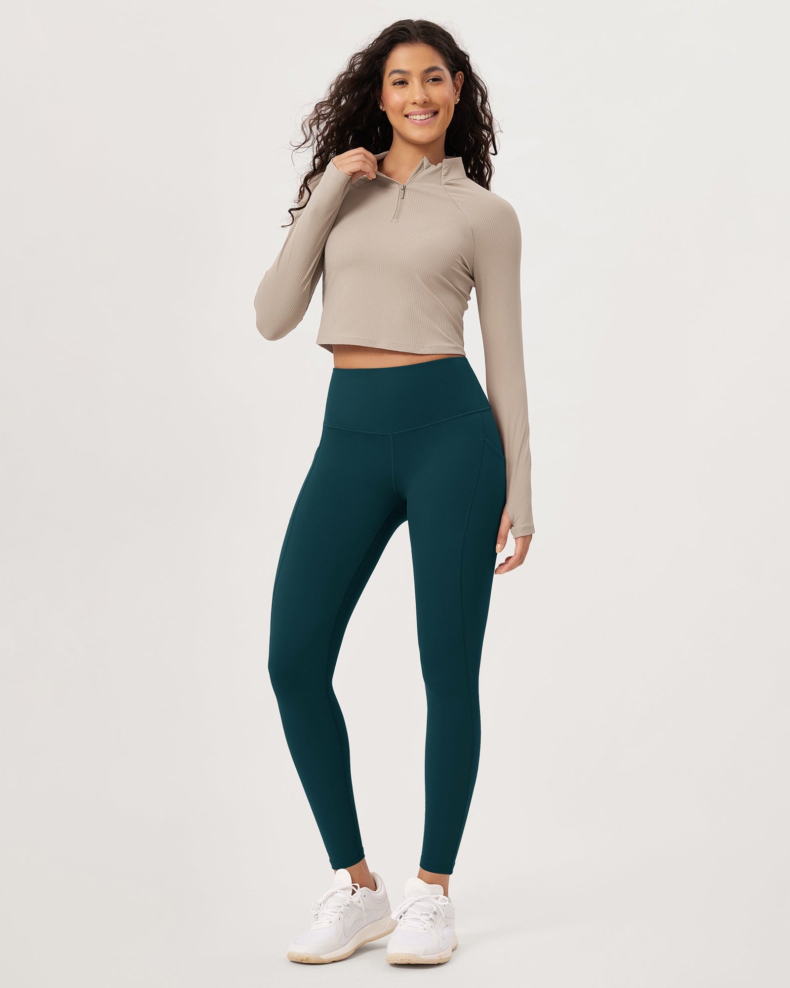 28�High Waist Workout Leggings with Pockets - ododos