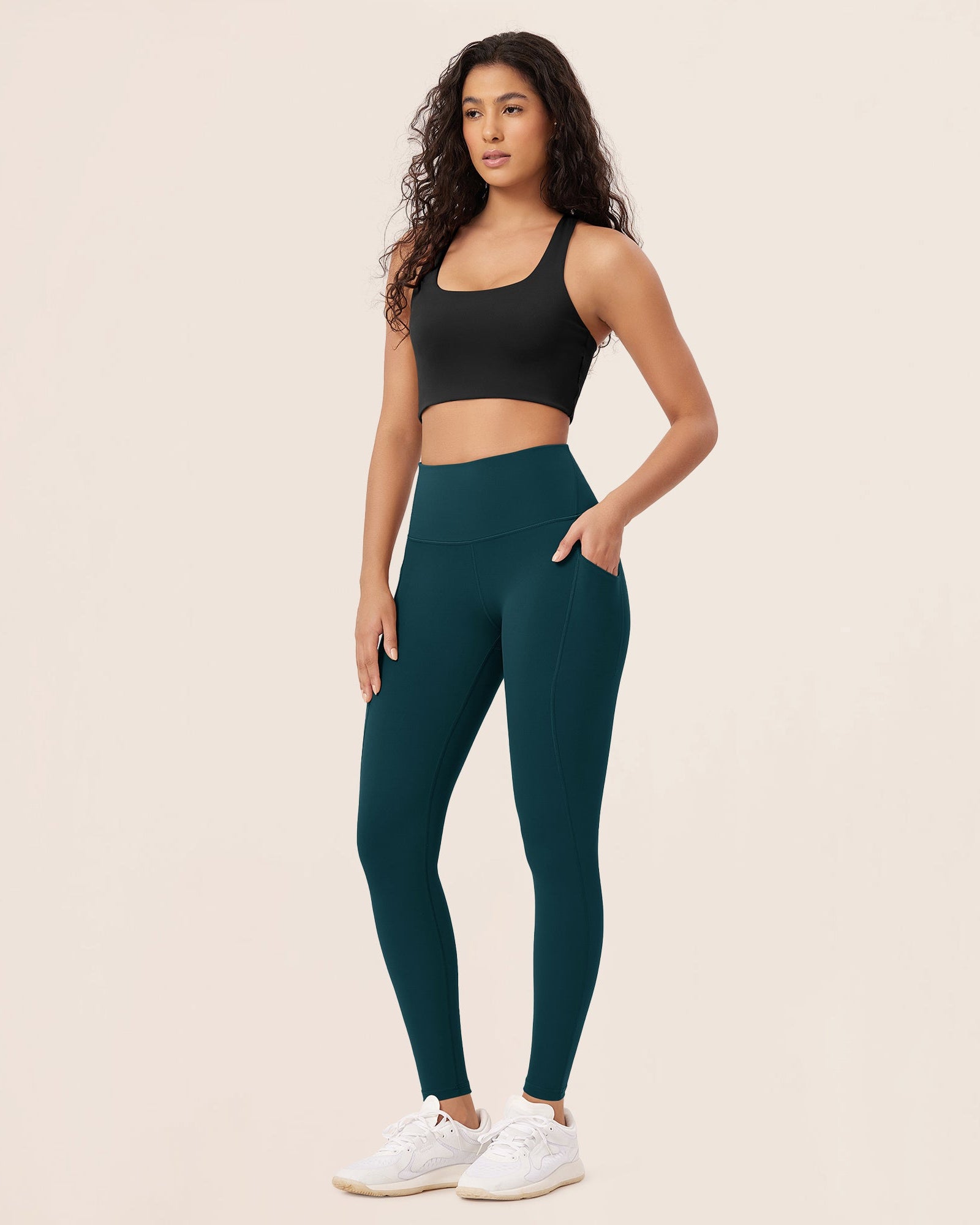 28�High Waist Workout Leggings with Pockets - ododos