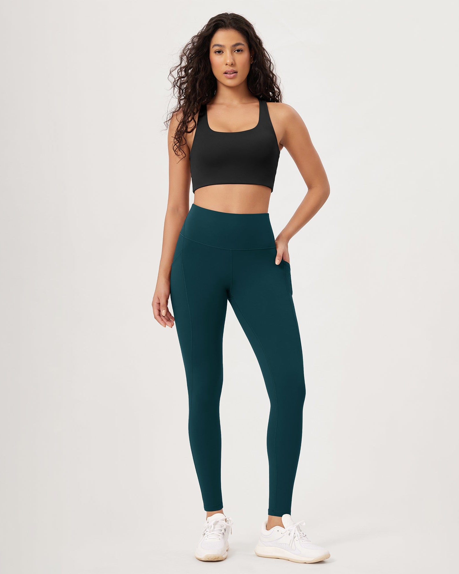 28�High Waist Workout Leggings with Pockets - ododos