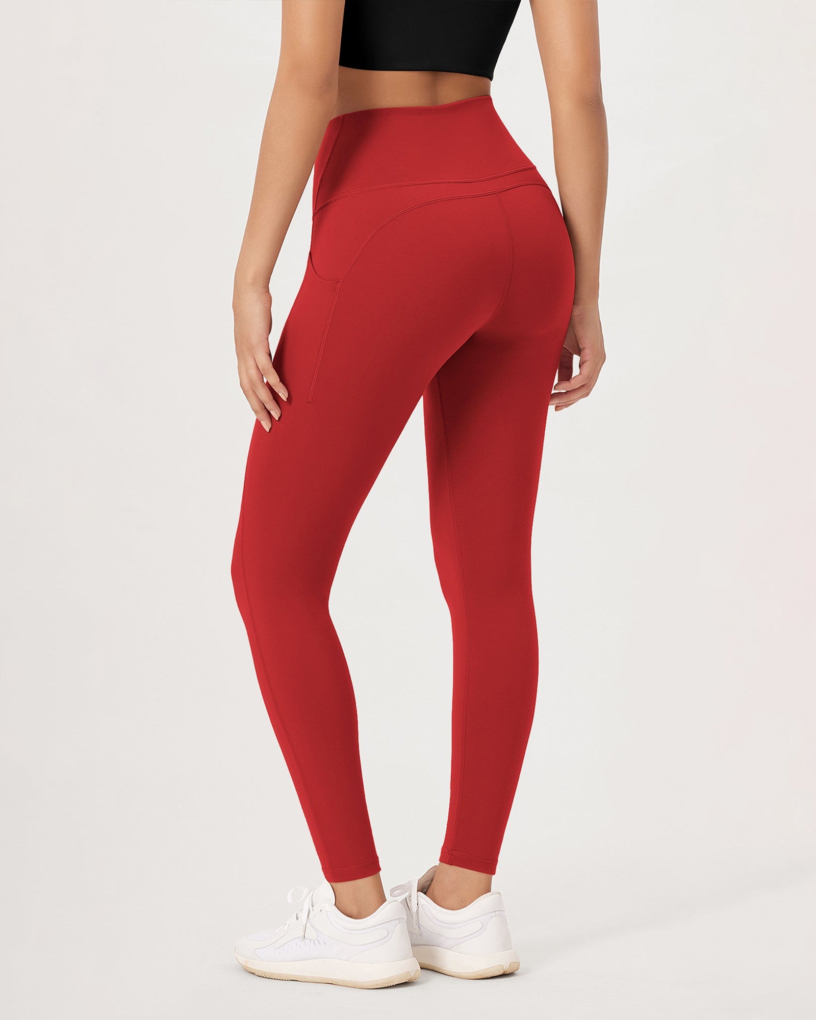 28�High Waist Workout Leggings with Pockets - ododos