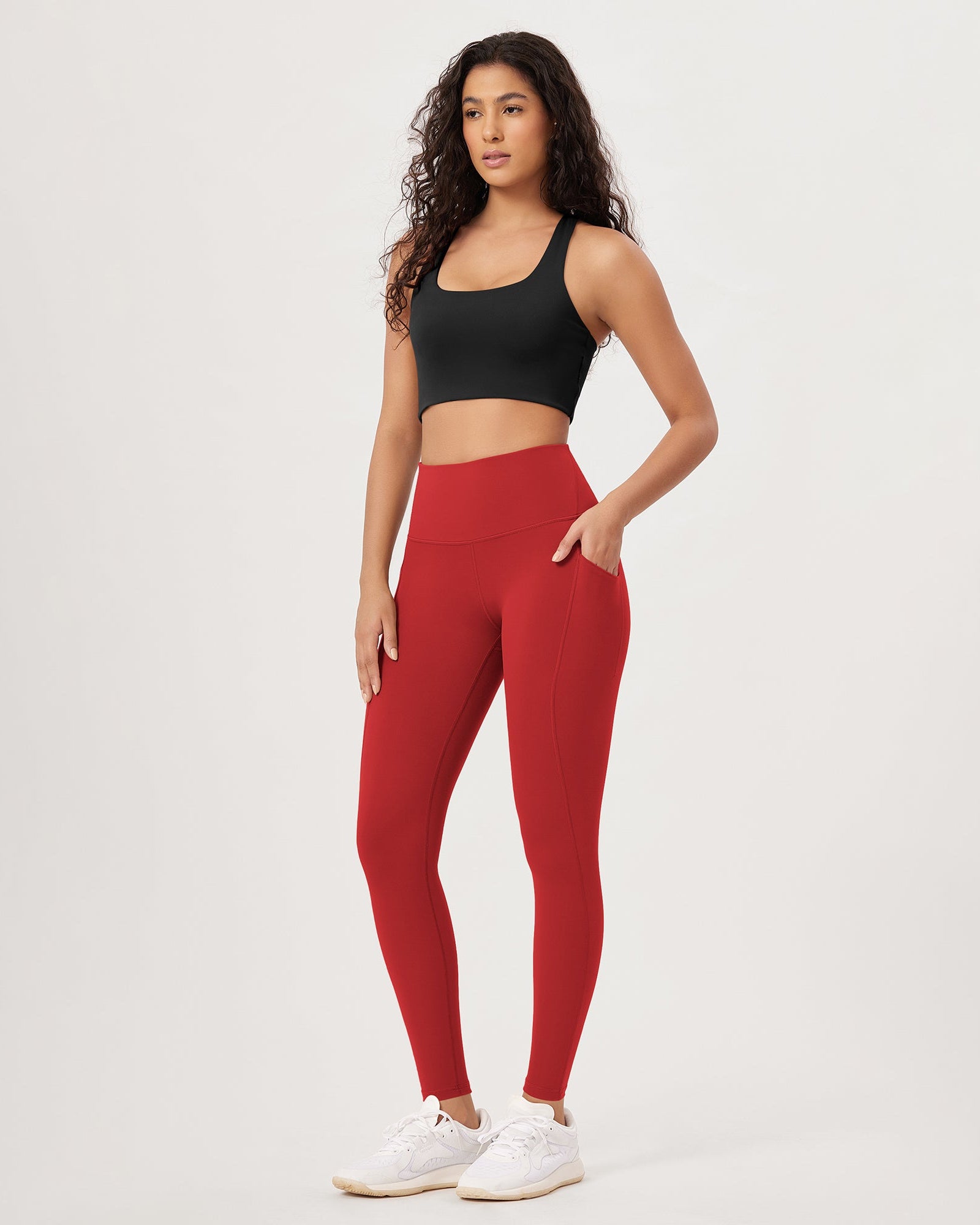 28�High Waist Workout Leggings with Pockets - ododos