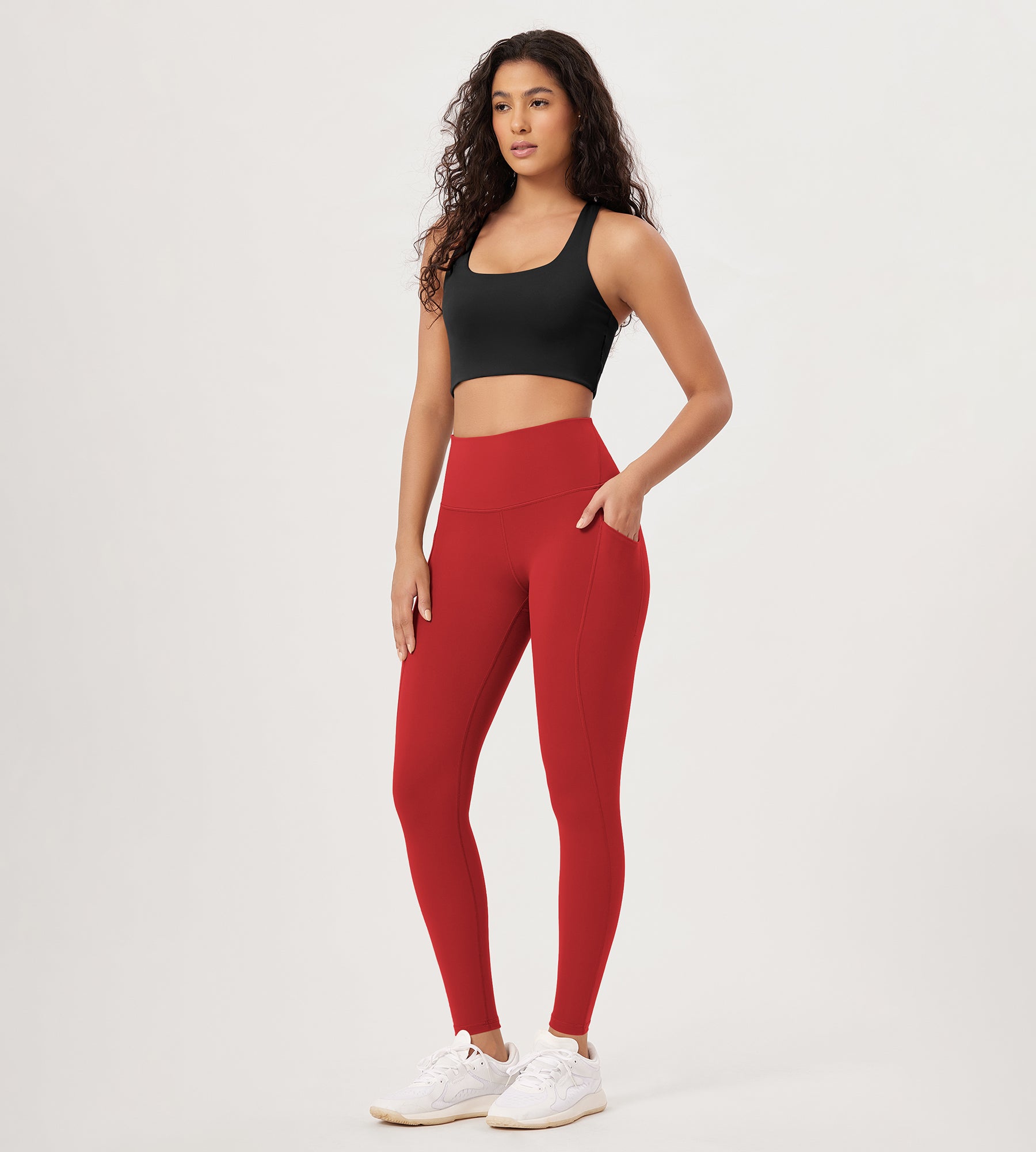 28�High Waist Workout Leggings with Pockets - ododos