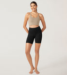 ODLEX 2-Pack 6 Inseam High Waist Workout Athletic Biker Shorts with Pockets - ododos