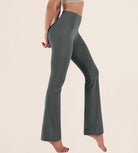 29 High Waisted Flared Work Pants - ododos