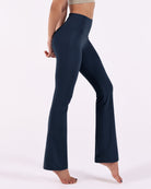 29 High Waisted Flared Work Pants - ododos
