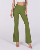 31 Tummy Control Workout Yoga Pants Army - ododos