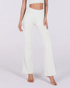 31 Tummy Control Workout Yoga Pants White - ododos