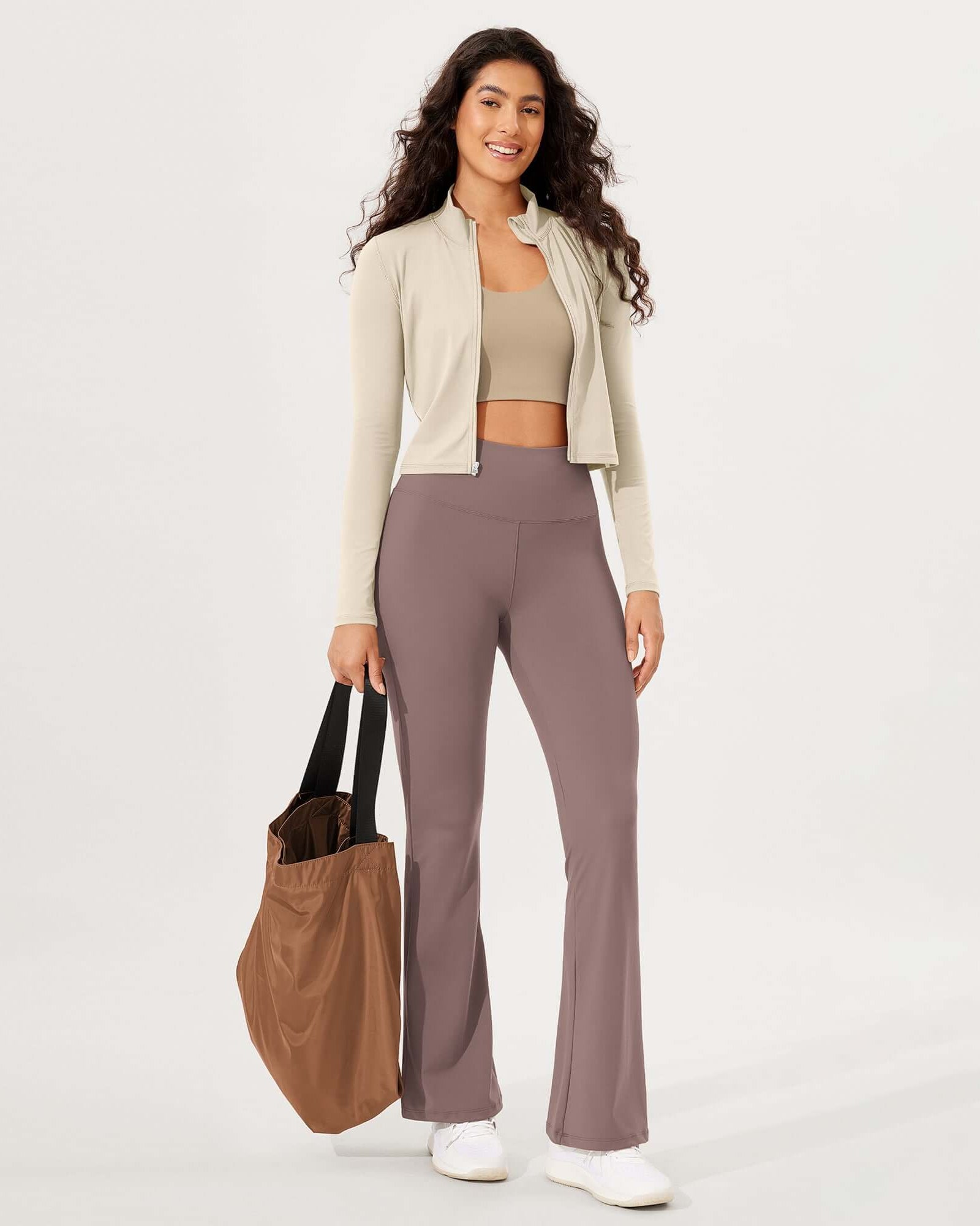 Athletic Full Zip Mock Neck Lightweight Jacket - ododos