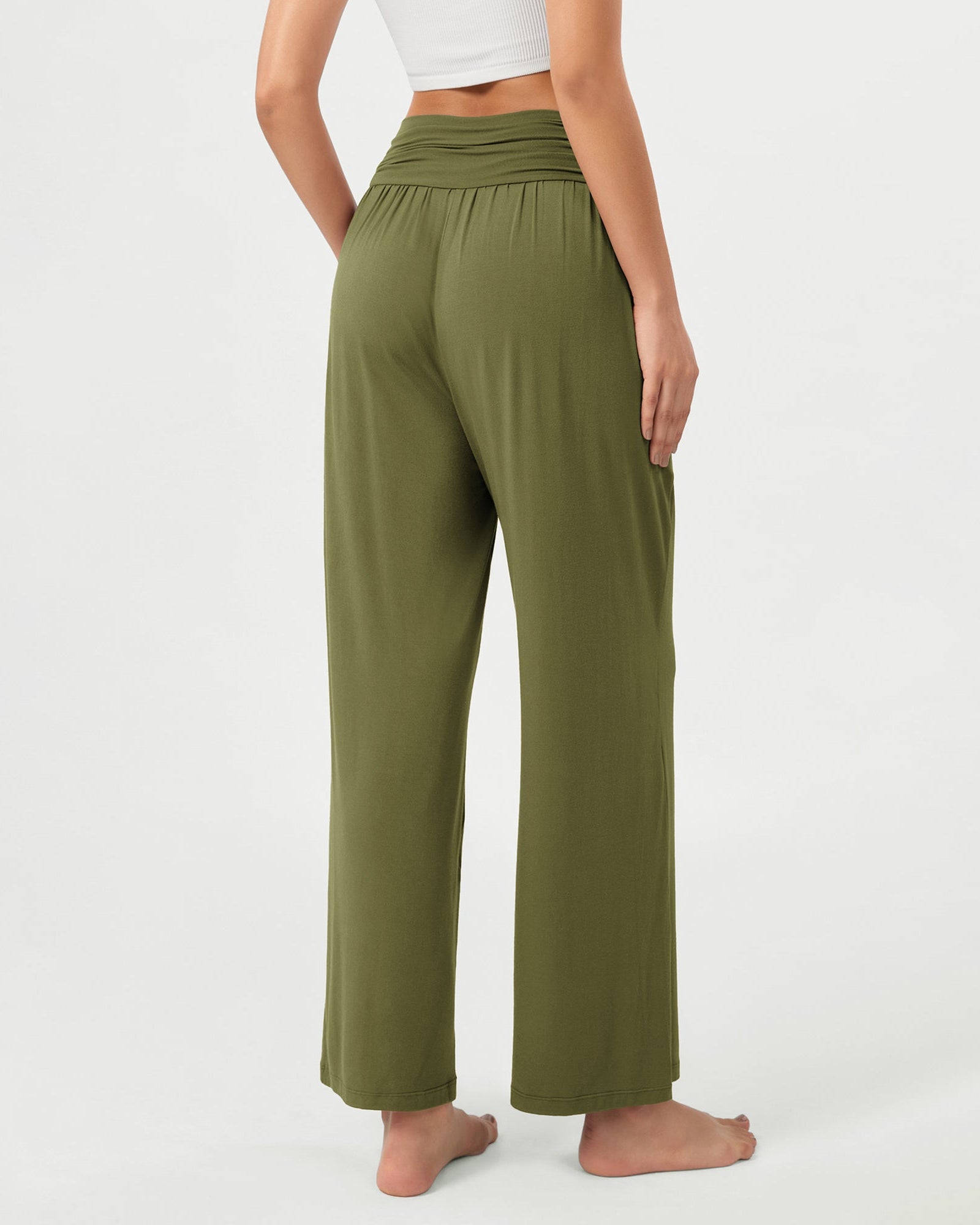 26 Wide Leg Palazzo Loose Comfy Lounge Pants with Pockets - ododos