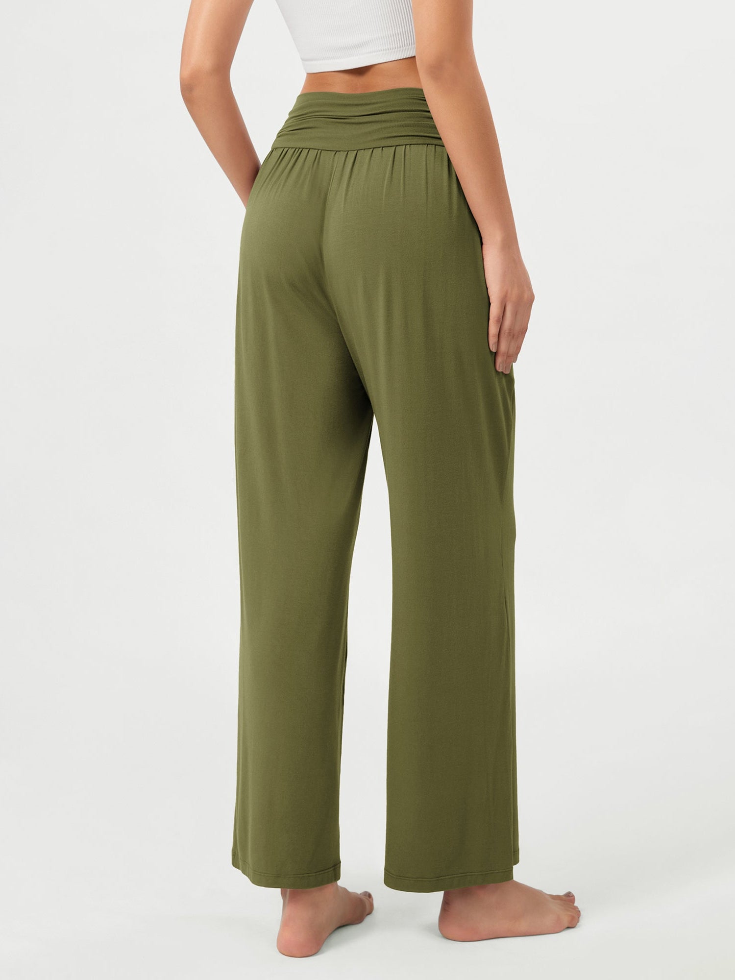 26 Wide Leg Palazzo Loose Comfy Lounge Pants with Pockets - ododos