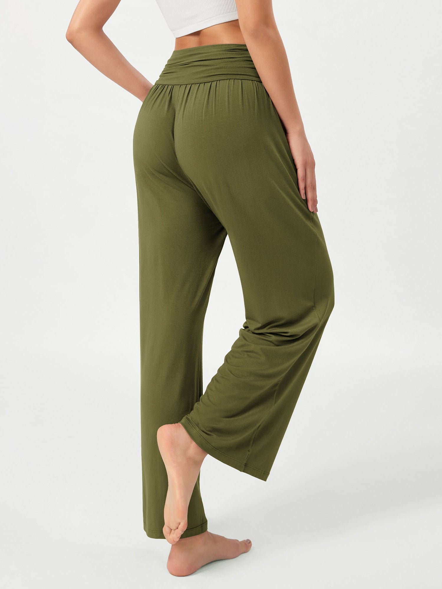 26 Wide Leg Palazzo Loose Comfy Lounge Pants with Pockets - ododos