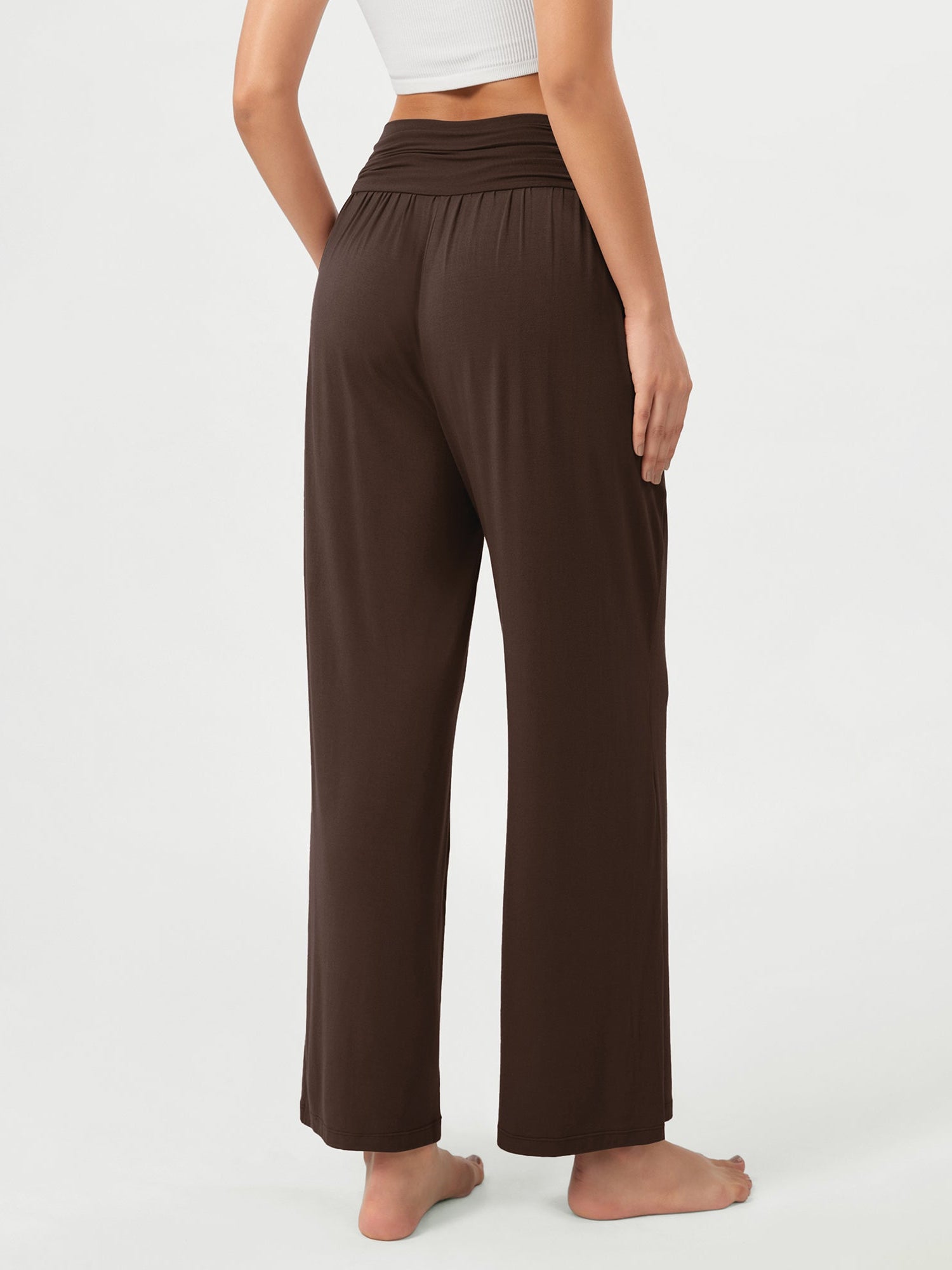 26 Wide Leg Palazzo Loose Comfy Lounge Pants with Pockets - ododos