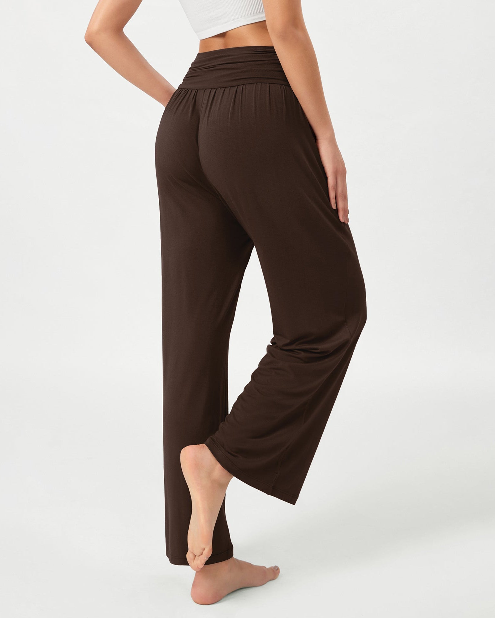 26 Wide Leg Palazzo Loose Comfy Lounge Pants with Pockets - ododos