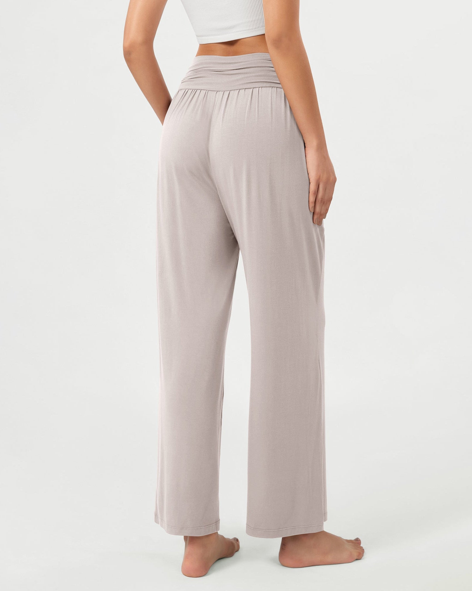 26 Wide Leg Palazzo Loose Comfy Lounge Pants with Pockets - ododos
