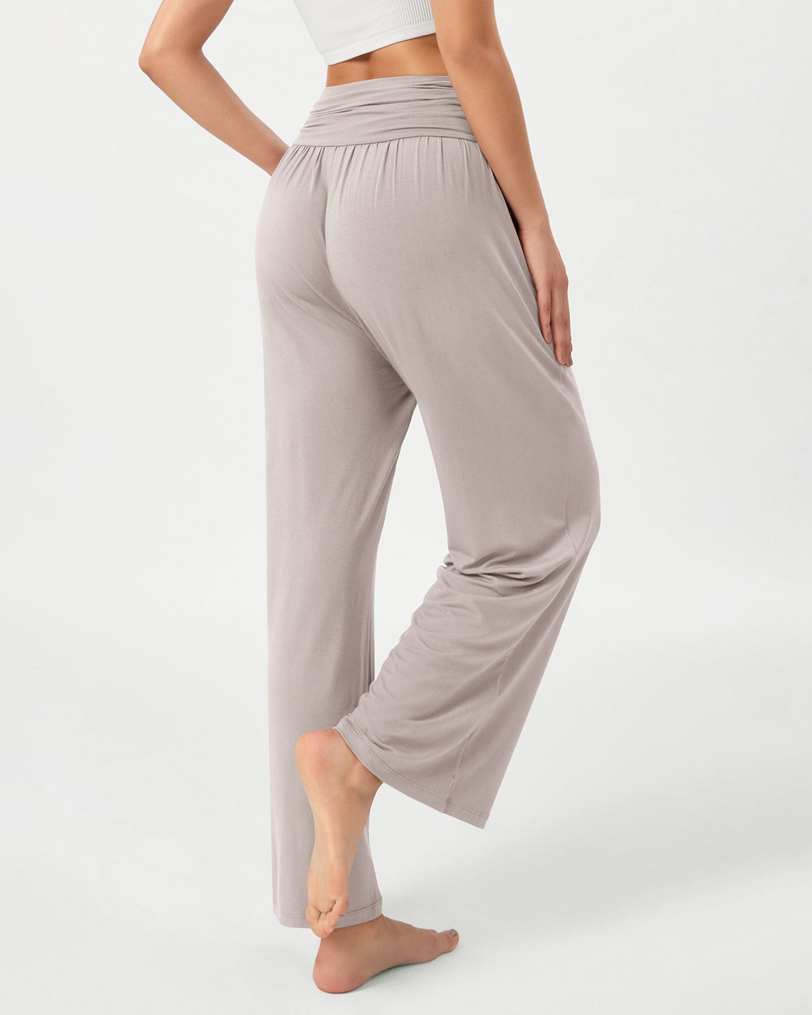 26 Wide Leg Palazzo Loose Comfy Lounge Pants with Pockets - ododos