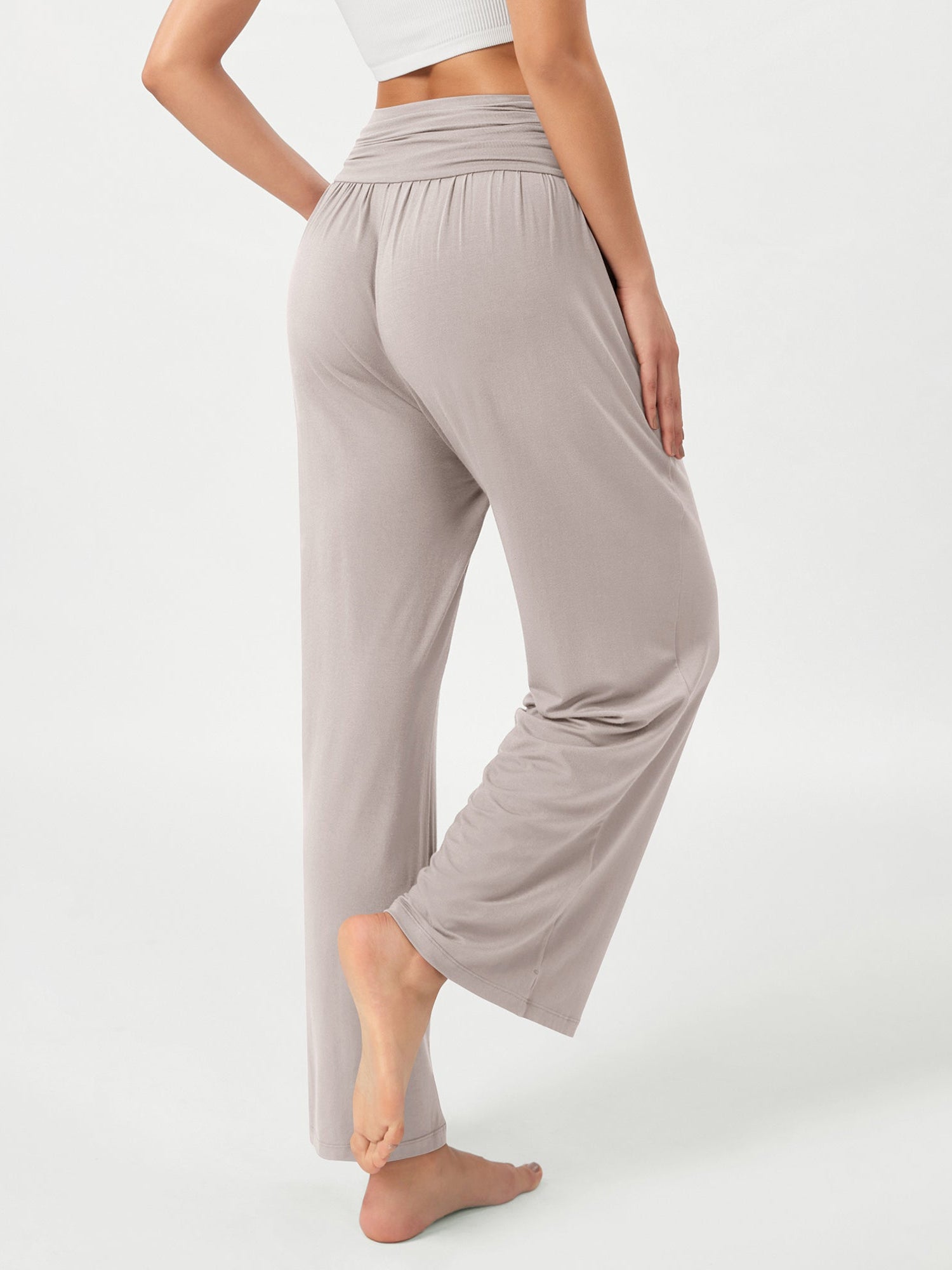26 Wide Leg Palazzo Loose Comfy Lounge Pants with Pockets - ododos