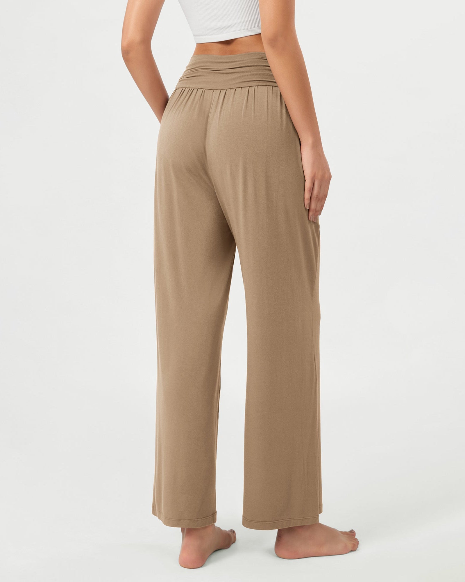 26 Wide Leg Palazzo Loose Comfy Lounge Pants with Pockets - ododos