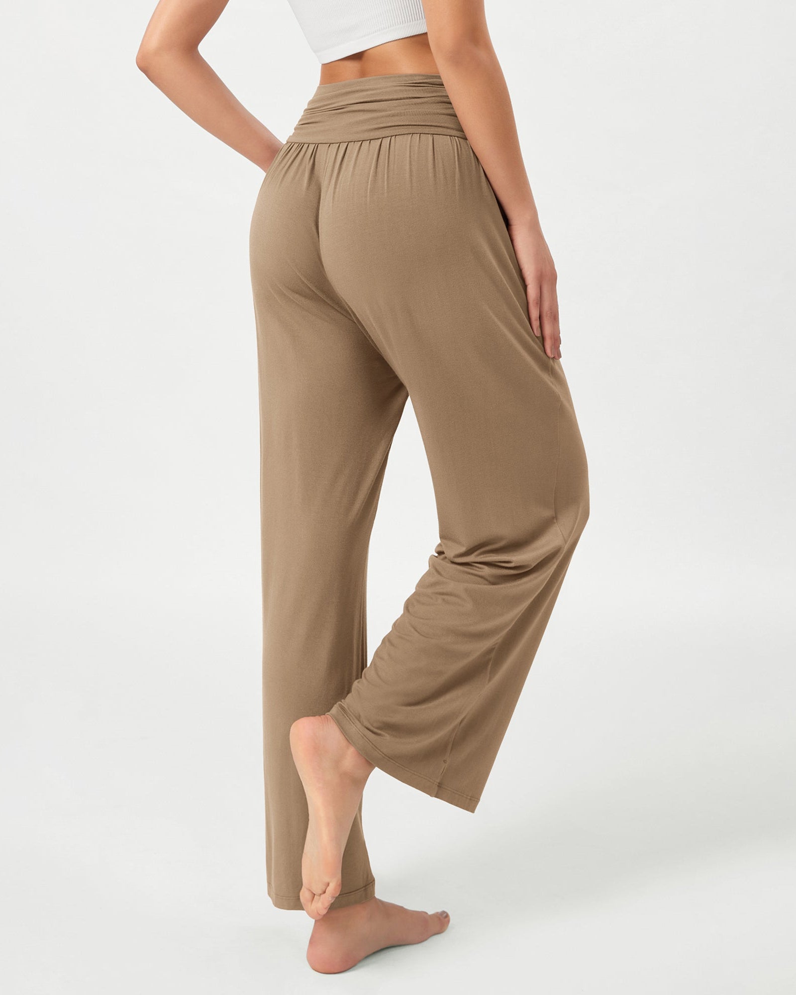 26 Wide Leg Palazzo Loose Comfy Lounge Pants with Pockets - ododos