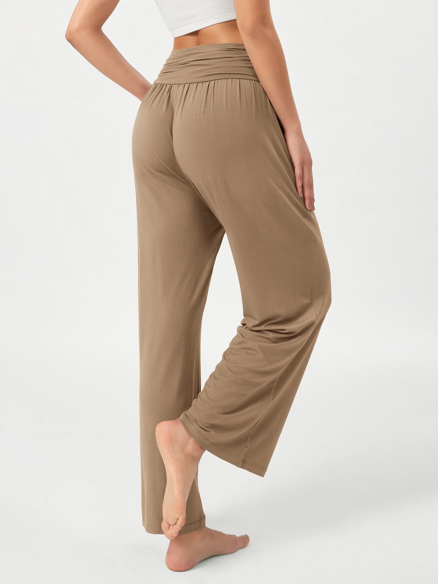 26 Wide Leg Palazzo Loose Comfy Lounge Pants with Pockets - ododos
