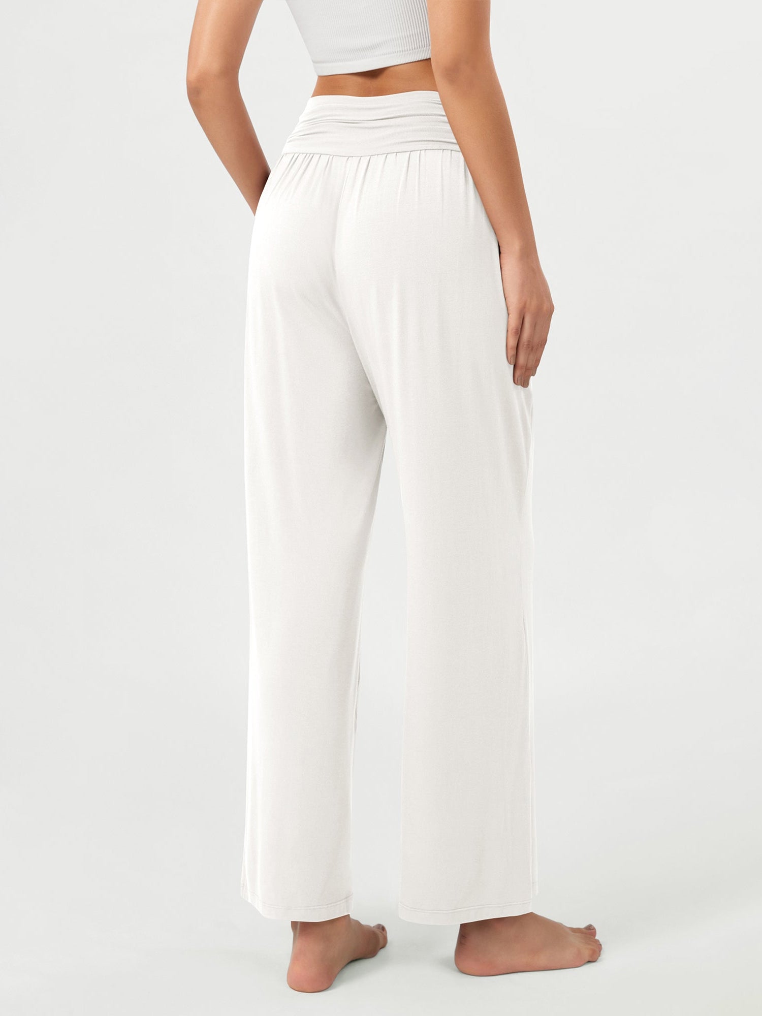 26 Wide Leg Palazzo Loose Comfy Lounge Pants with Pockets - ododos