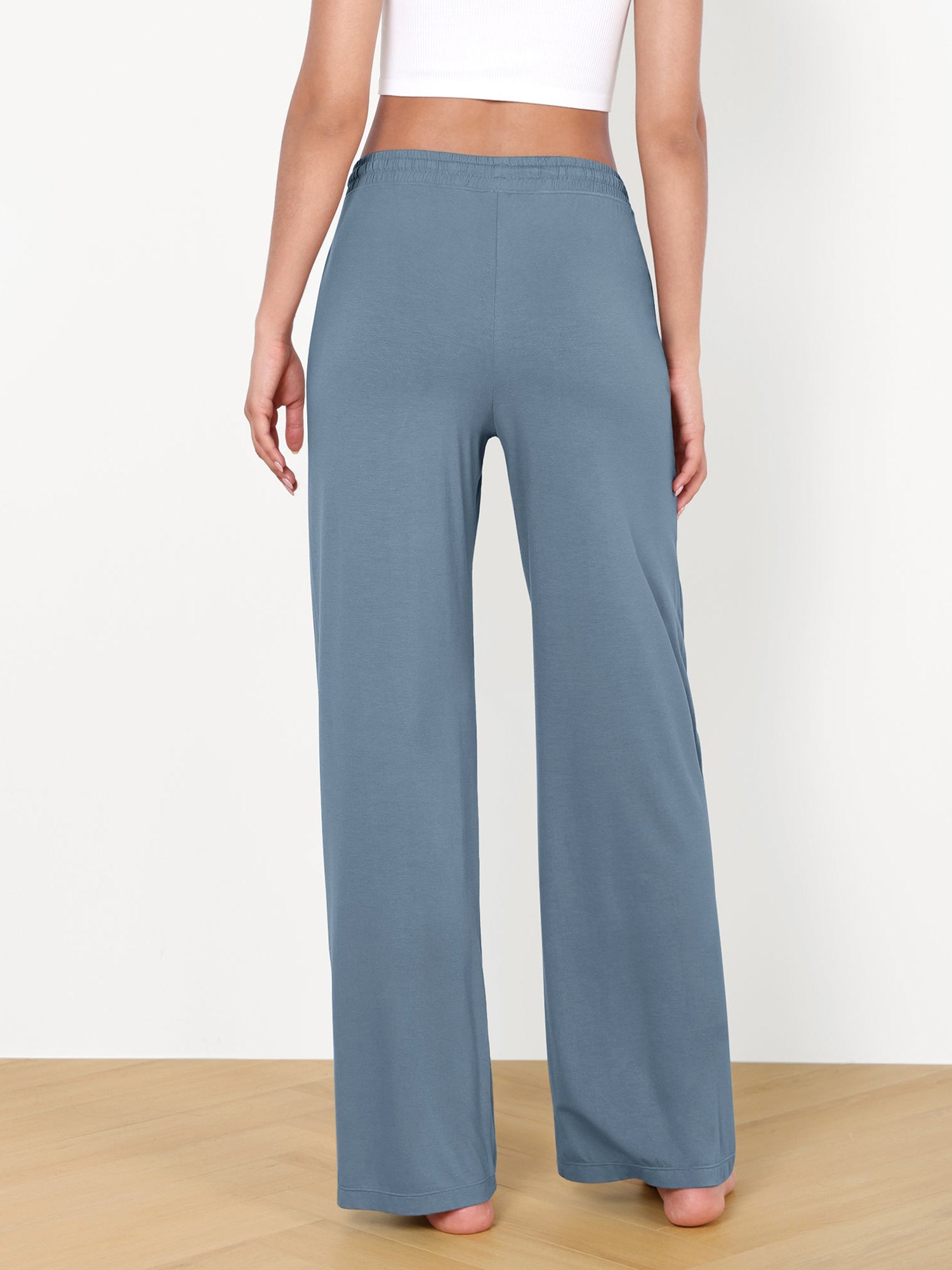 30 Drawstring Lightweight Loose Comfy Lounge Pants with Pockets - ododos