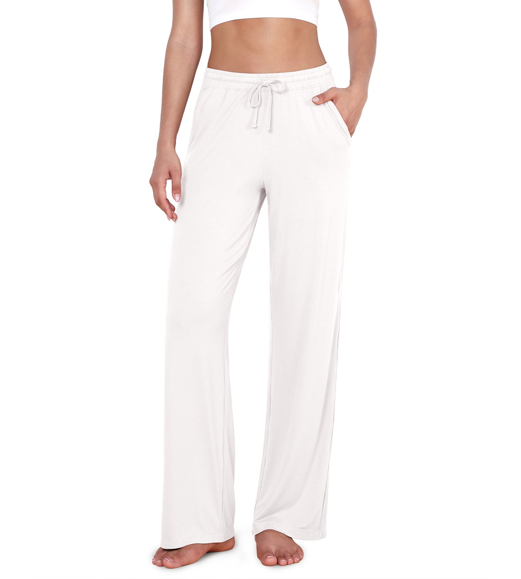 30 Drawstring Lightweight Loose Comfy Lounge Pants with Pockets - ododos