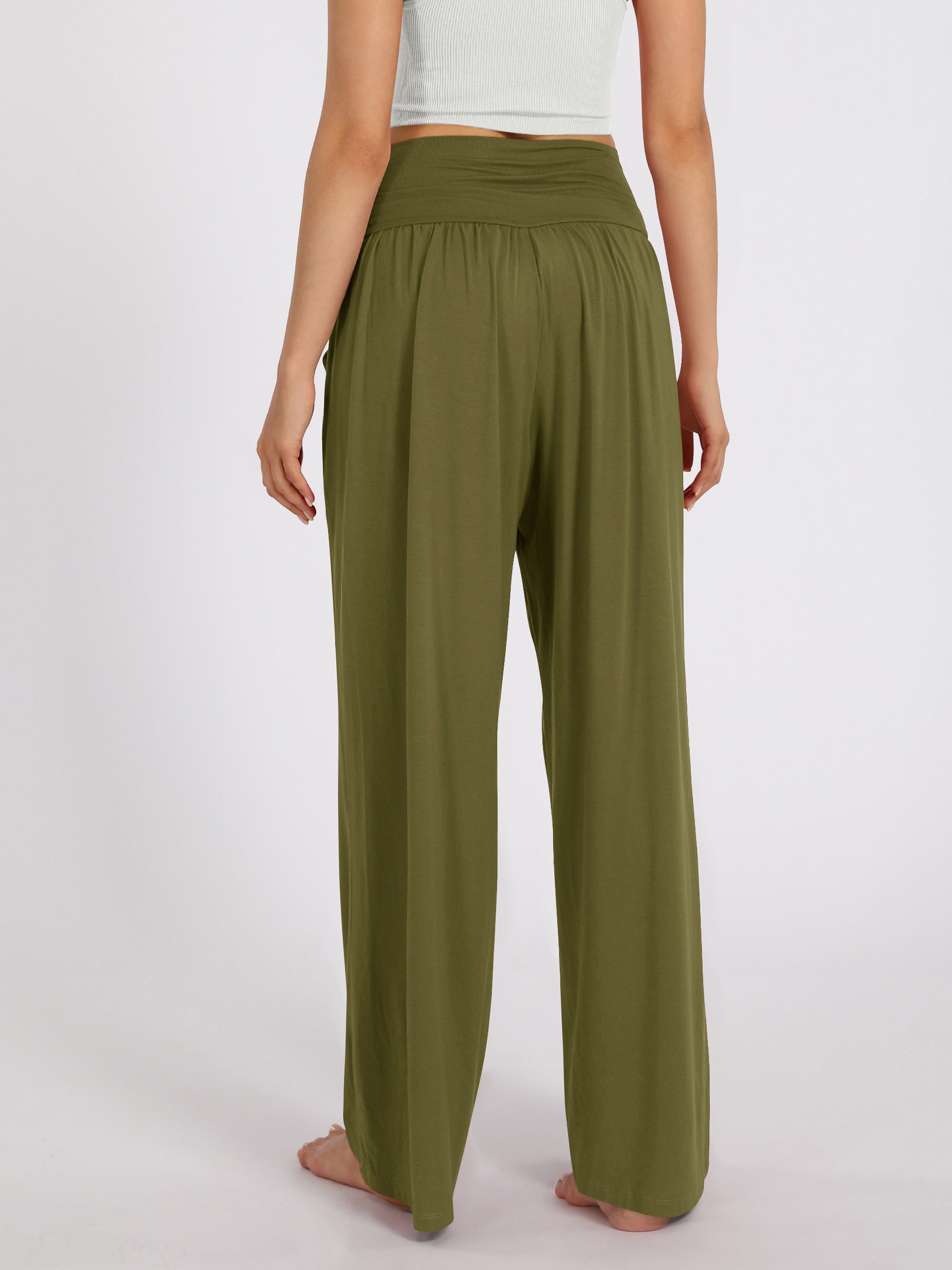 28 Wide Leg Palazzo Loose Comfy Lounge Pants with Pockets - ododos