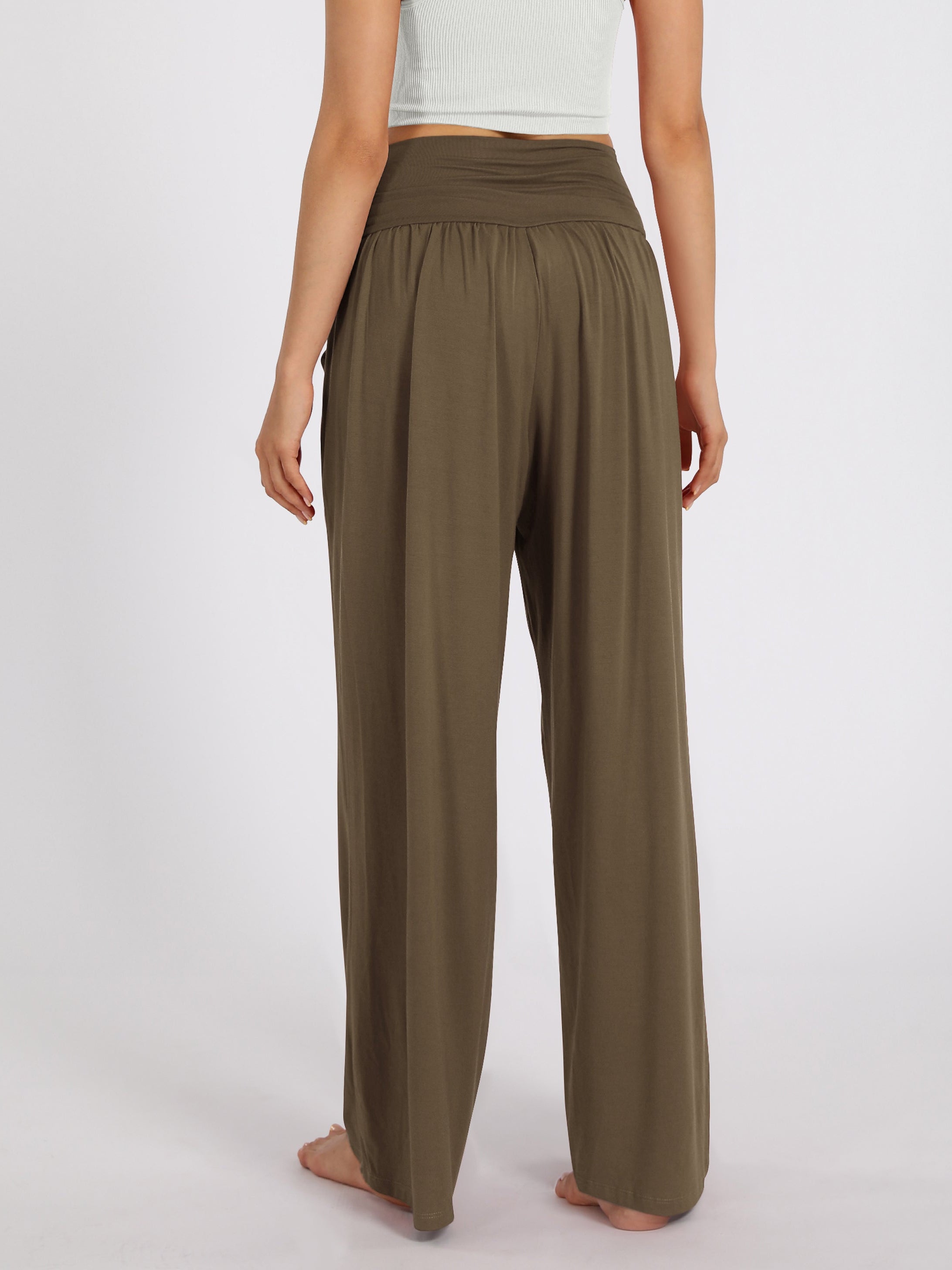 28 Wide Leg Palazzo Loose Comfy Lounge Pants with Pockets - ododos