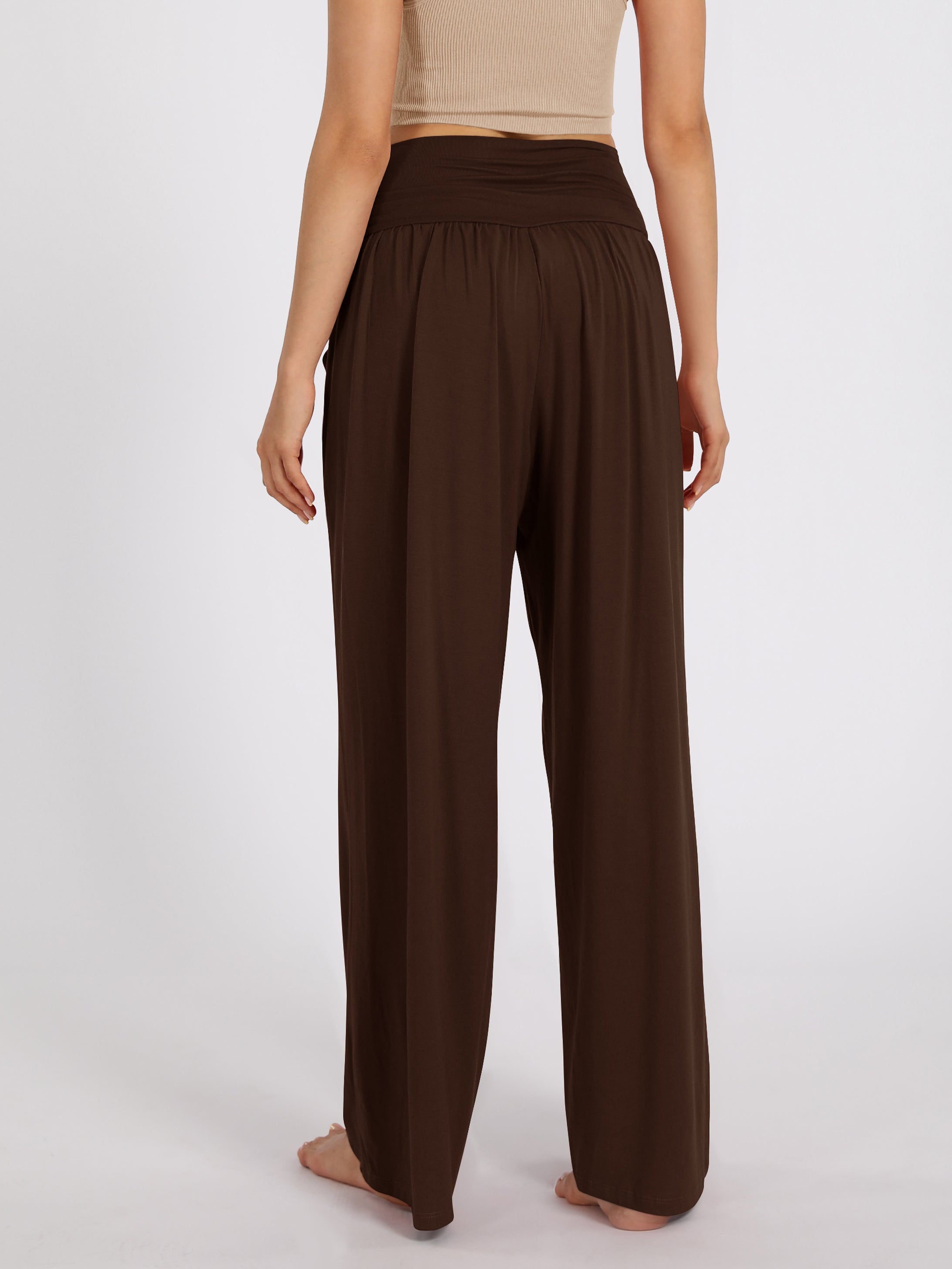 28 Wide Leg Palazzo Loose Comfy Lounge Pants with Pockets - ododos