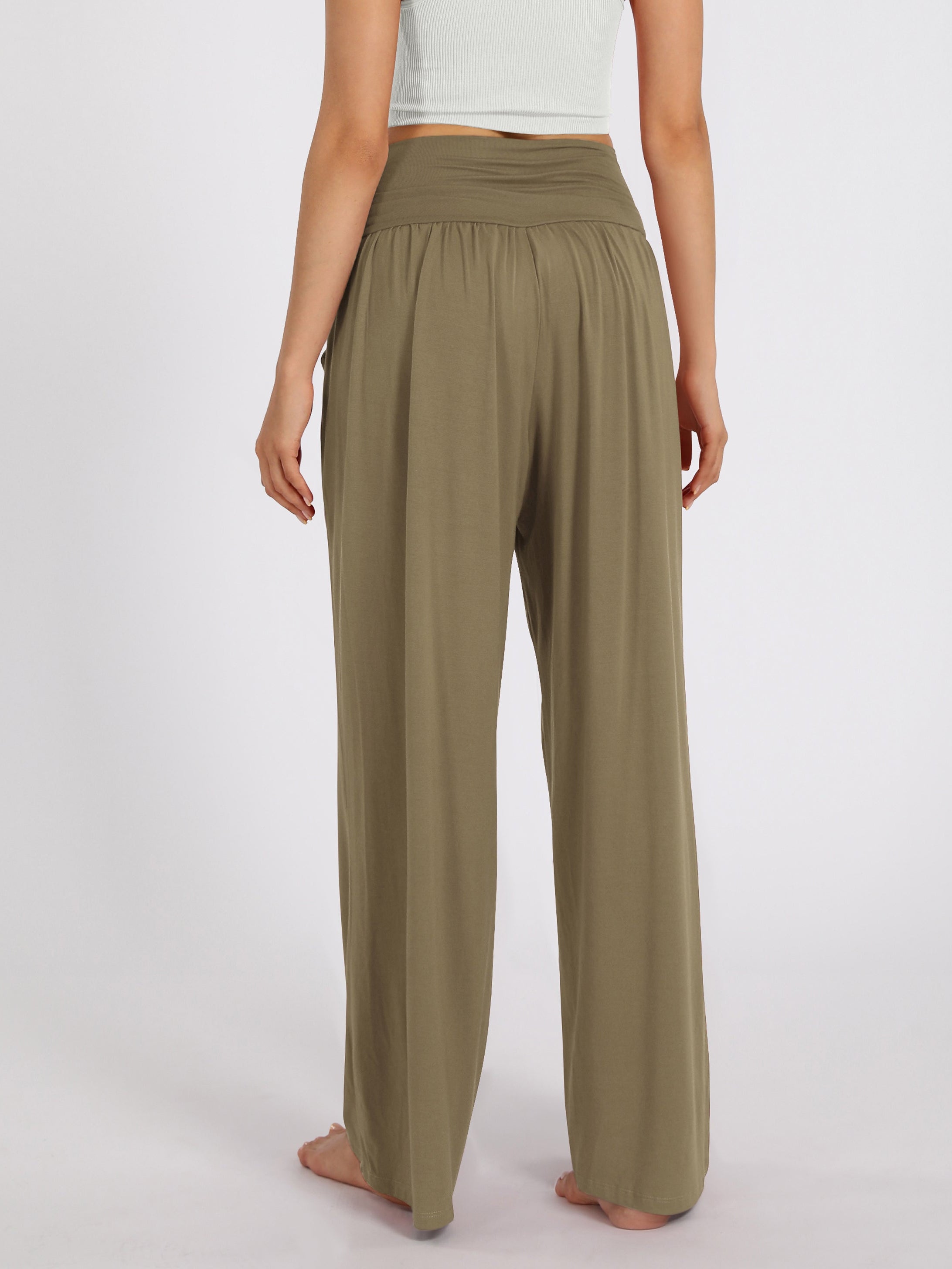 28 Wide Leg Palazzo Loose Comfy Lounge Pants with Pockets - ododos