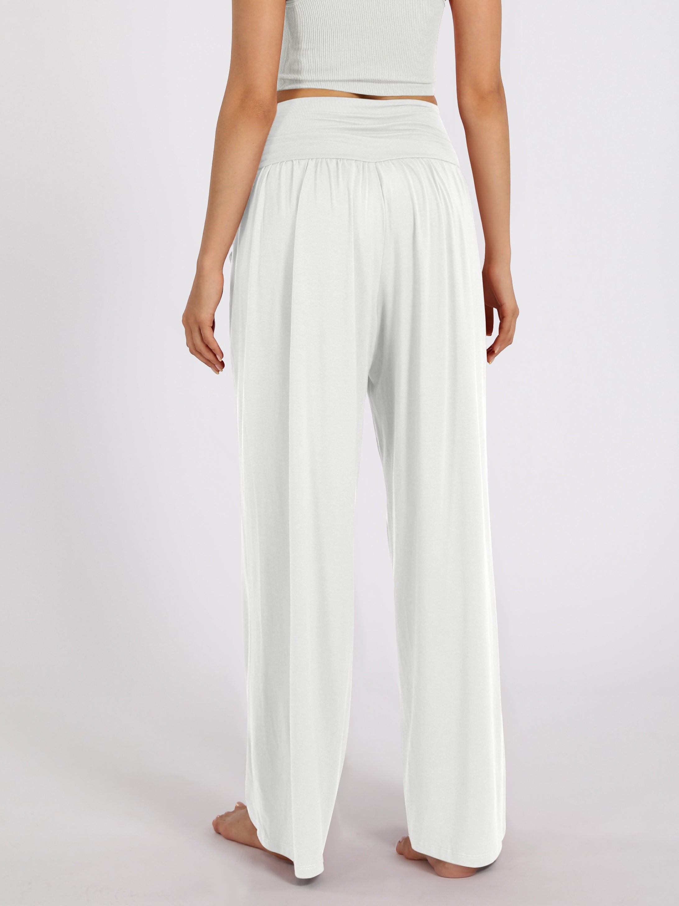 28 Wide Leg Palazzo Loose Comfy Lounge Pants with Pockets - ododos