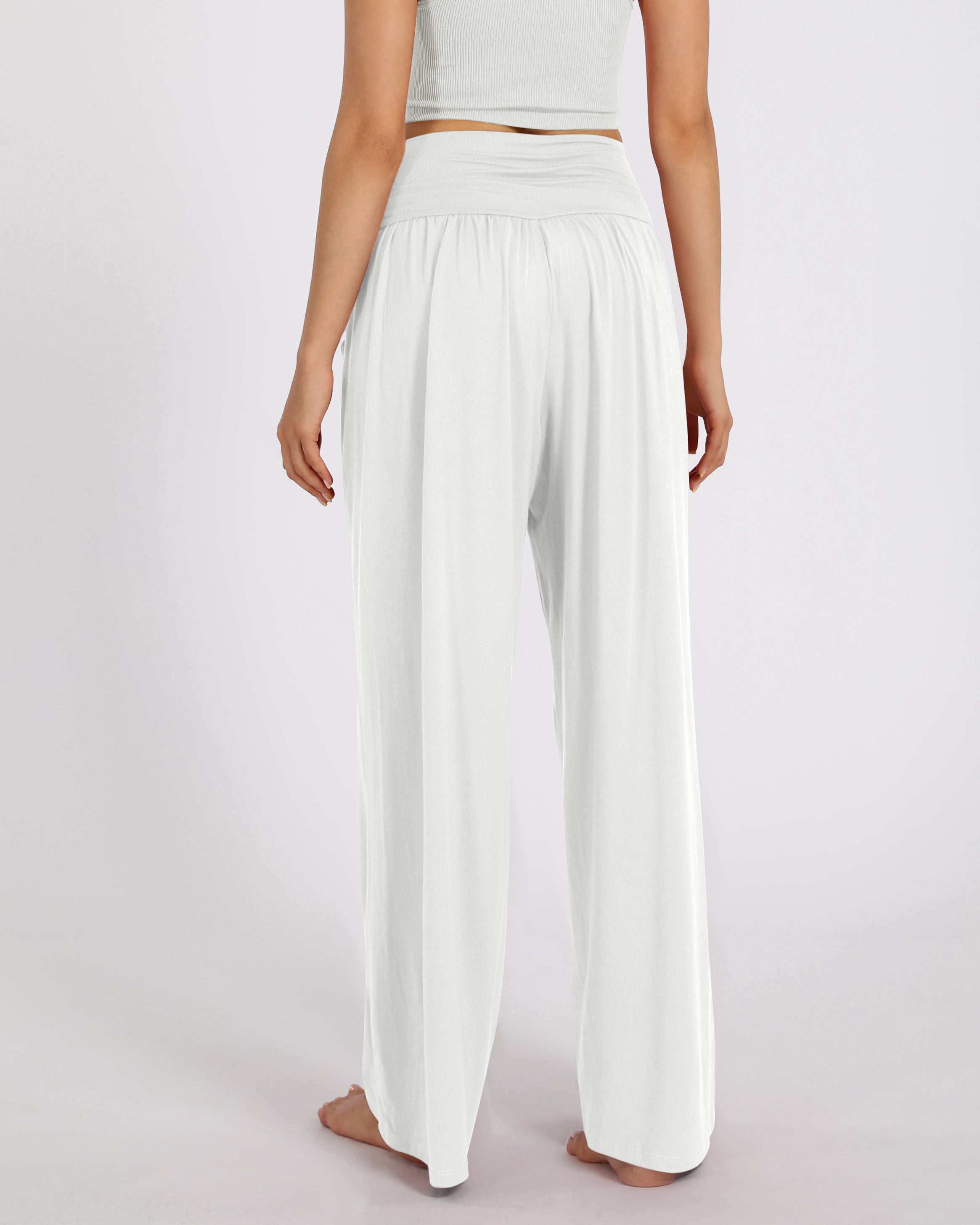 28 Wide Leg Palazzo Loose Comfy Lounge Pants with Pockets - ododos