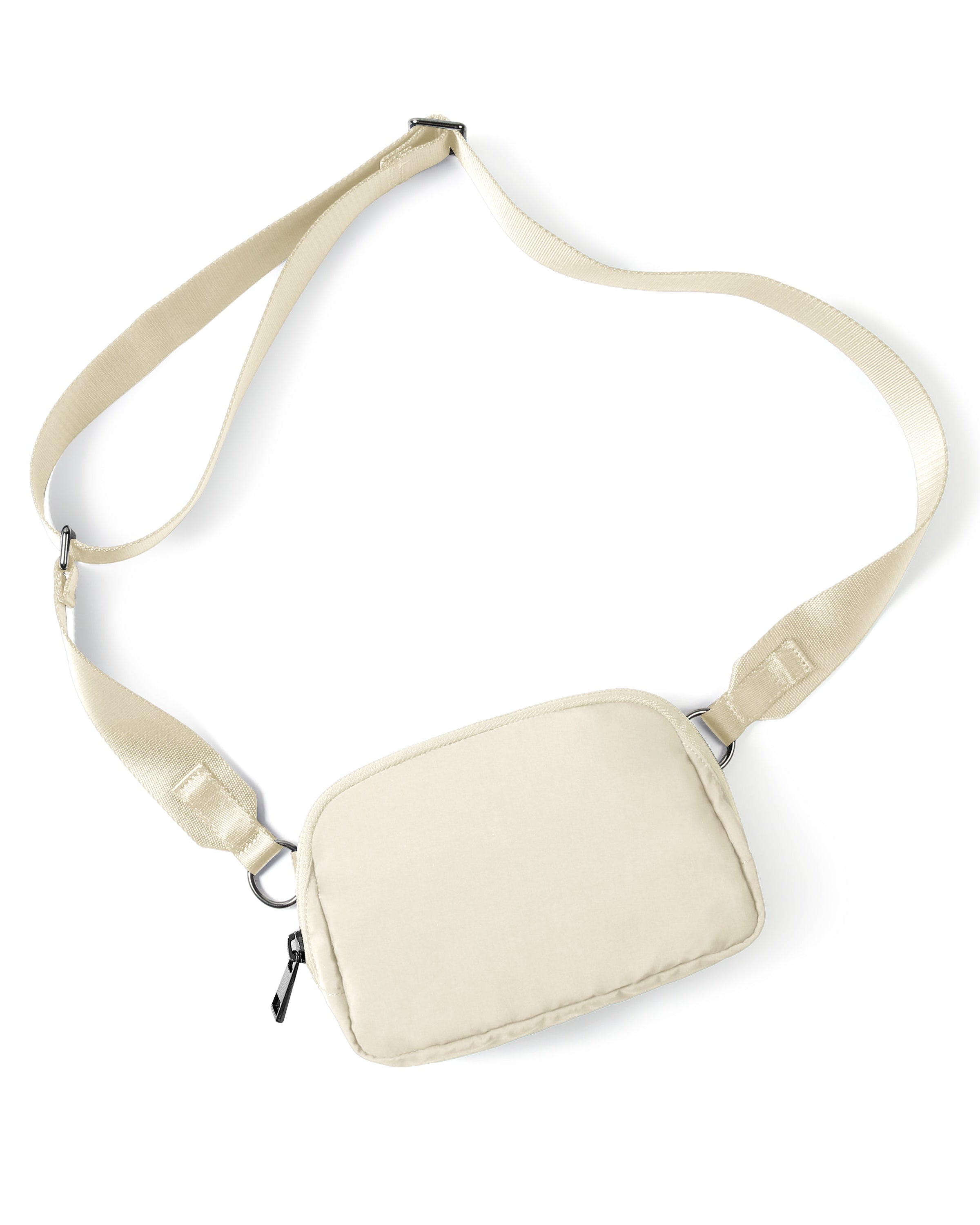 Unisex Mini Crossbody Bag Ivory 8 x 2 x 5.5 - ododos